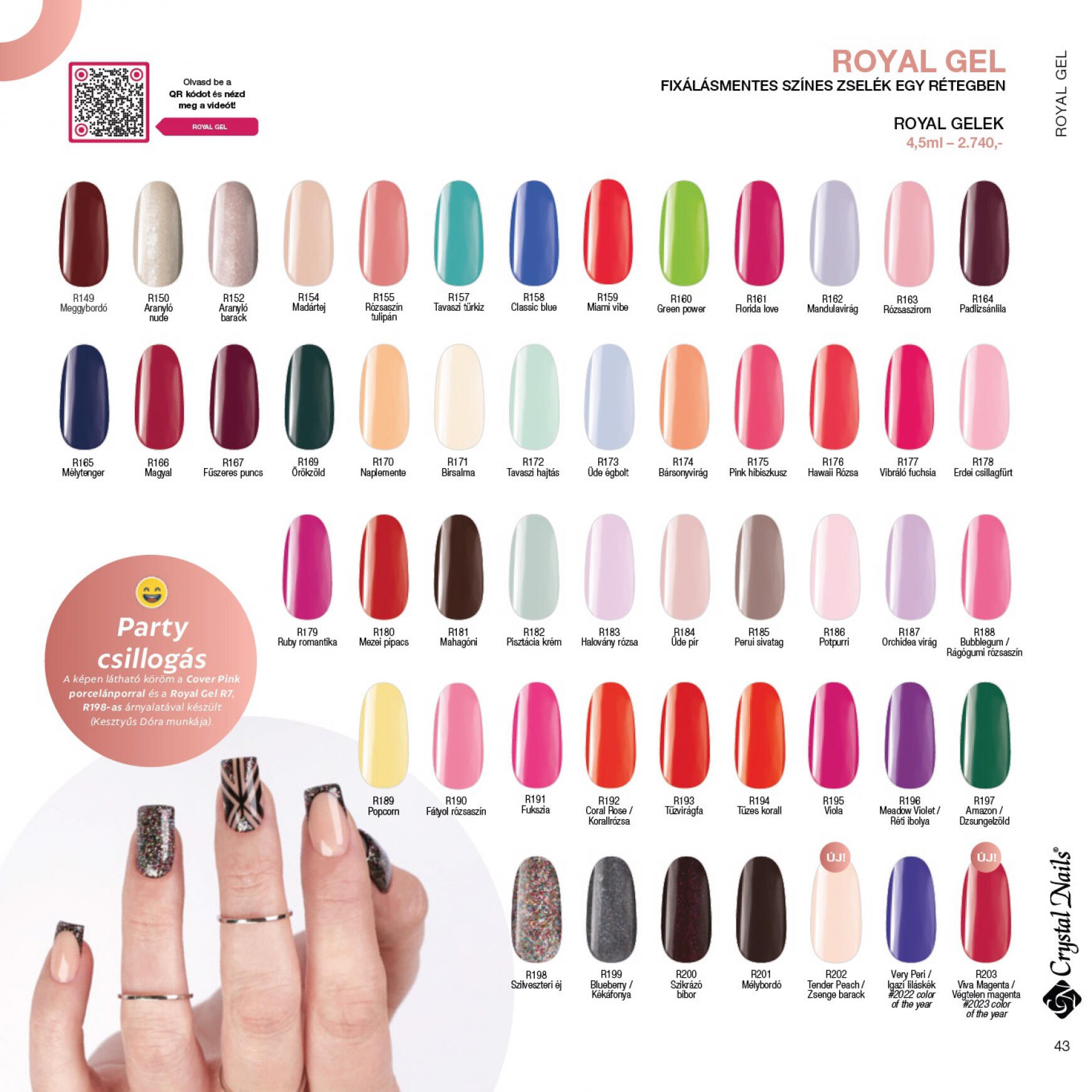 Crystal Nails 2023/24 Nagykatalógus 43