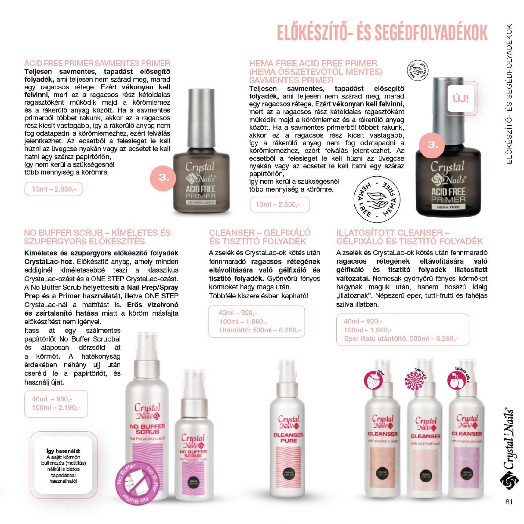 Aktuális újság Crystal Nails 05.01. - 12.31. 81