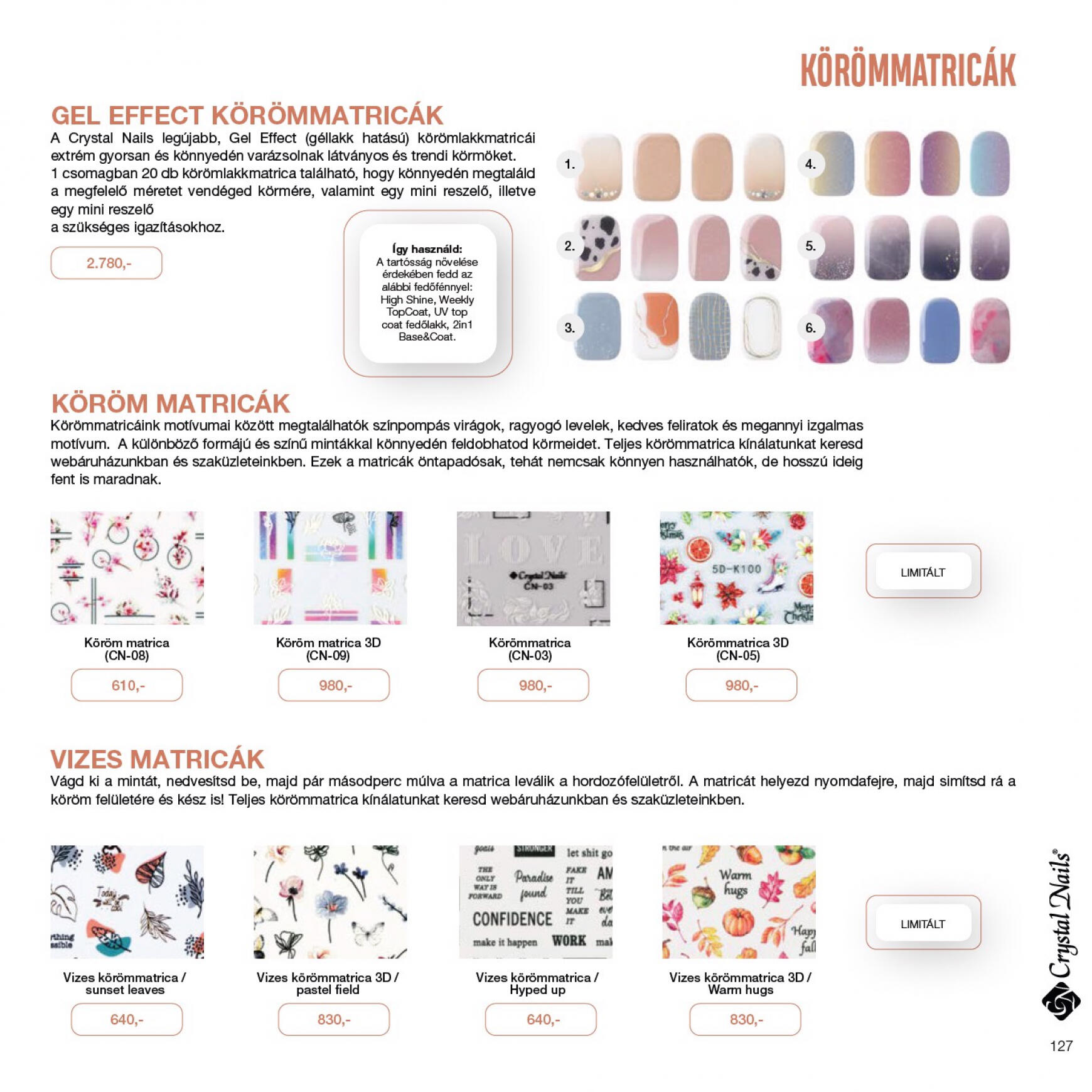 Aktuális újság Crystal Nails 05.01. - 12.31. 127