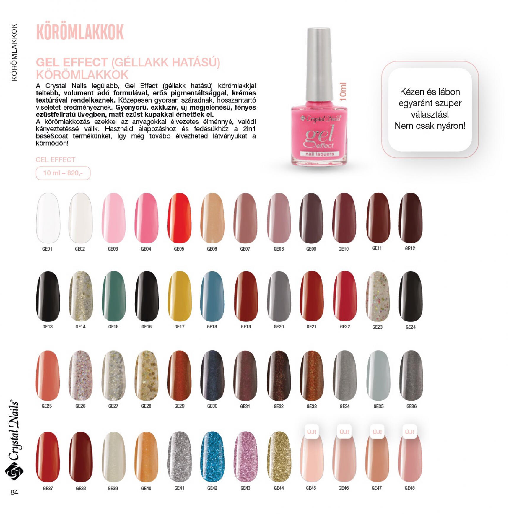 Aktuális újság Crystal Nails 05.01. - 12.31. 84