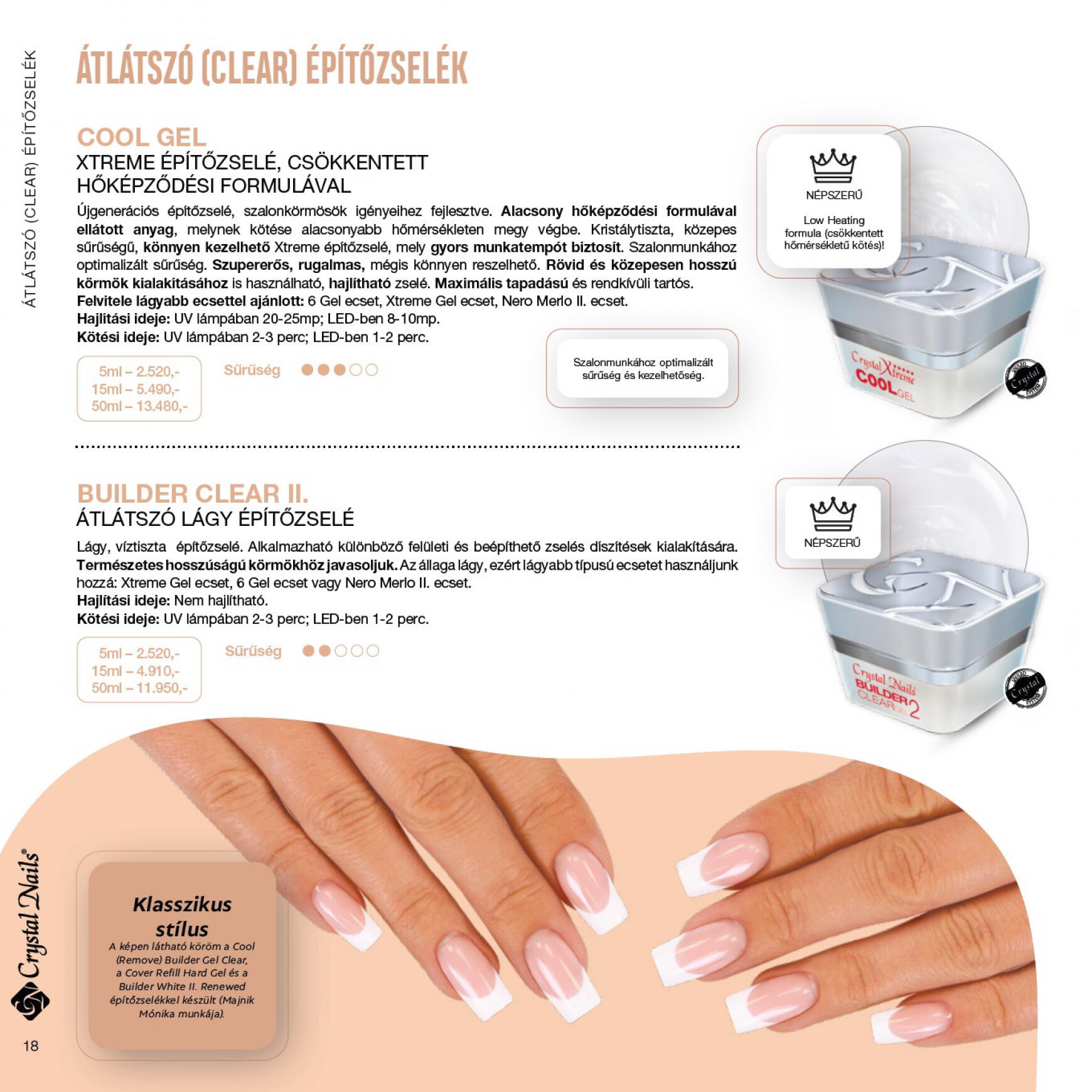 Aktuális újság Crystal Nails 05.01. - 12.31. 18