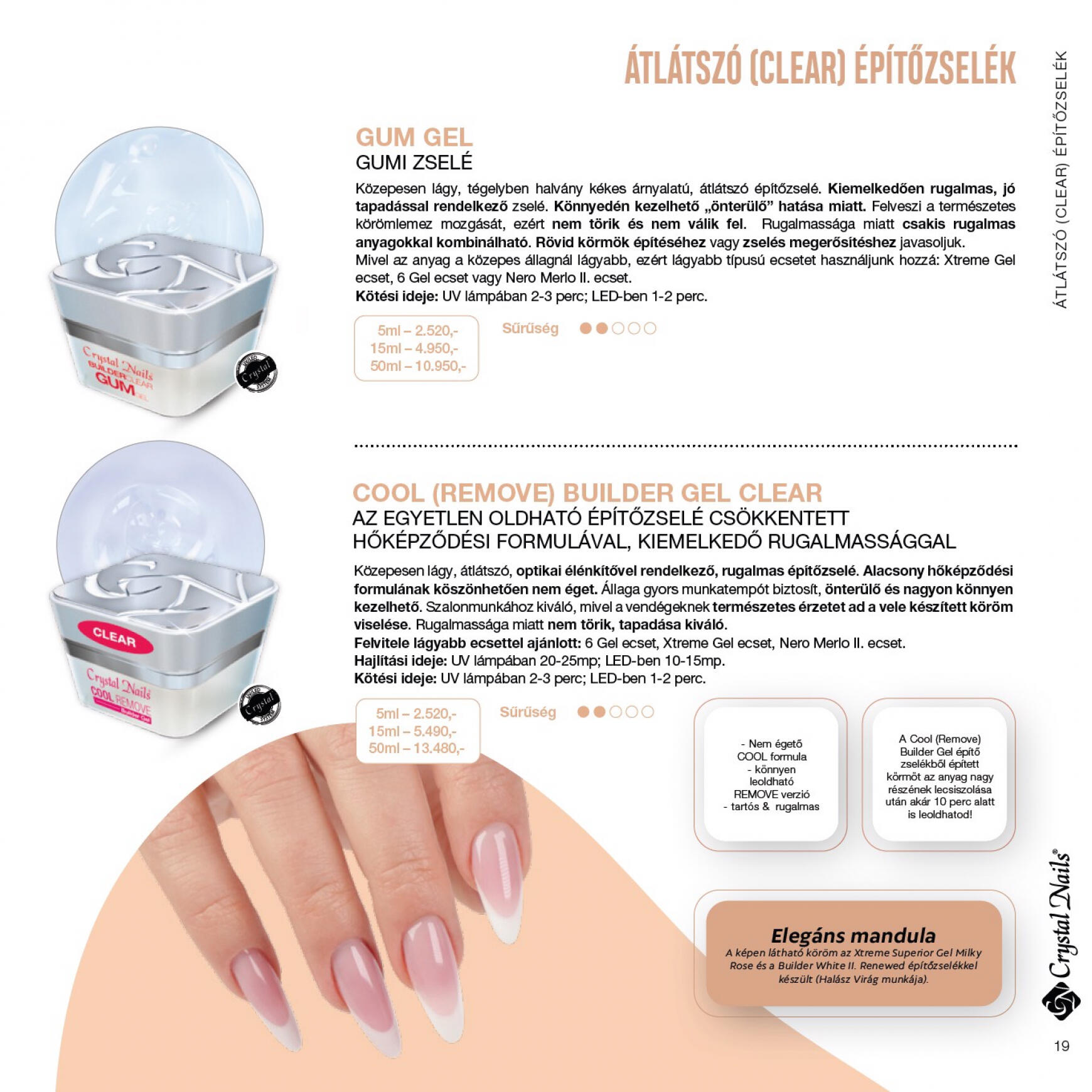 Aktuális újság Crystal Nails 05.01. - 12.31. 19