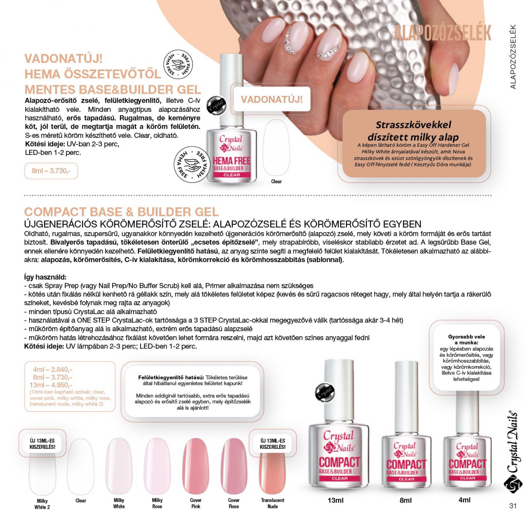 Aktuális újság Crystal Nails 05.01. - 12.31. 31