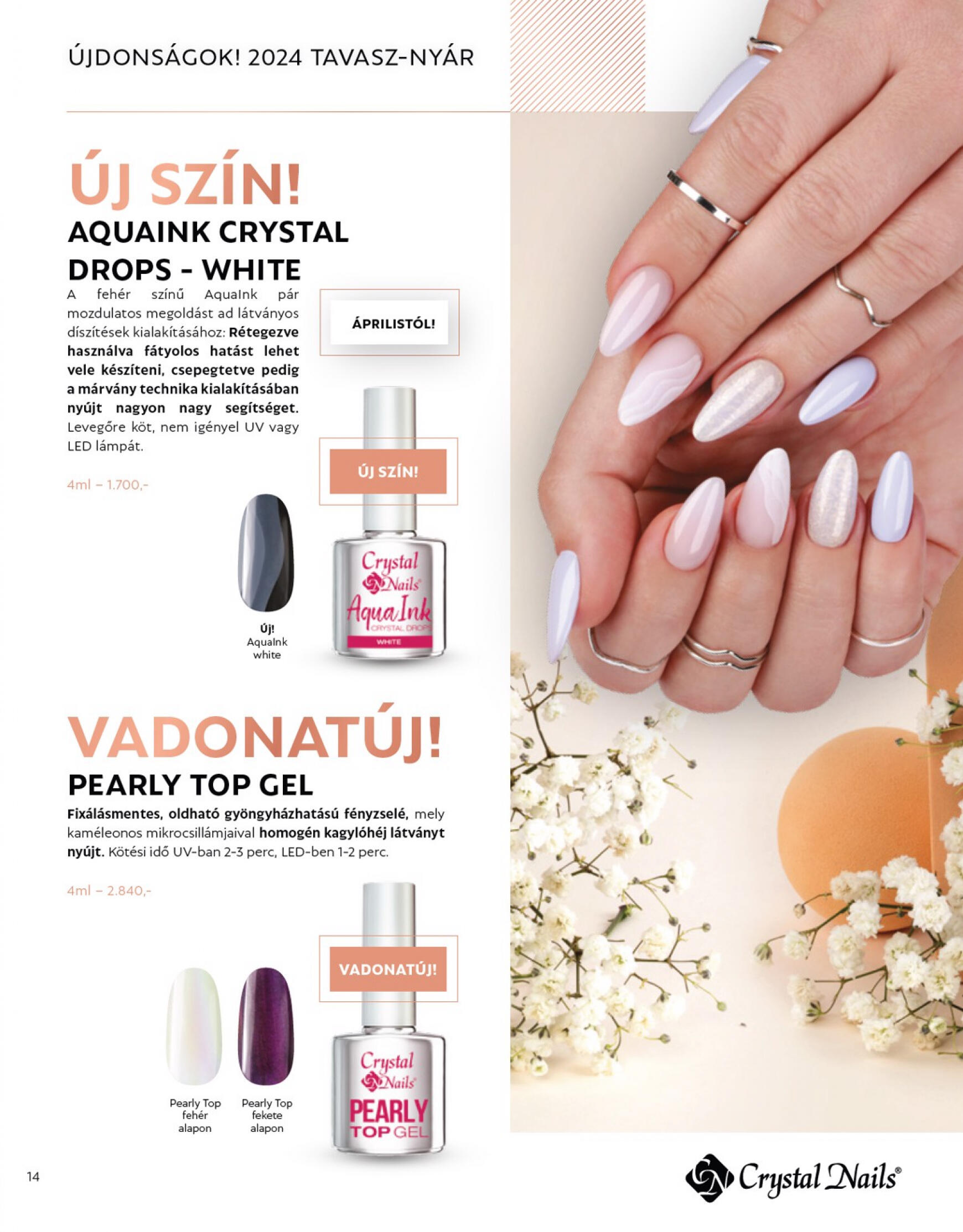 Aktuális újság Crystal Nails - Tavasz/Nyár 05.01. - 08.31. 14