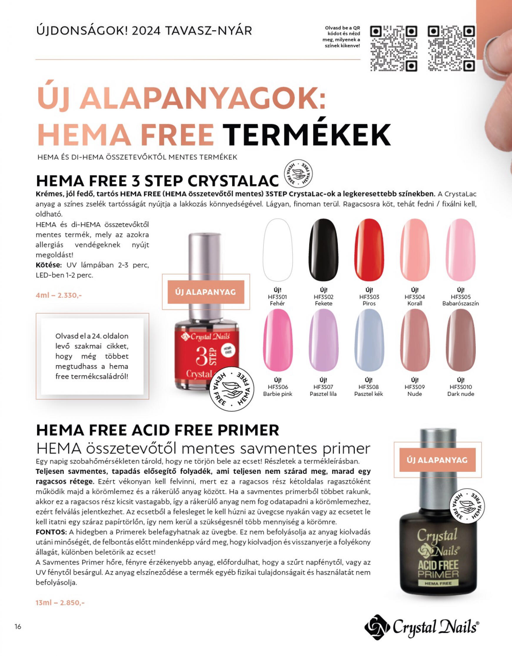 Aktuális újság Crystal Nails - Tavasz/Nyár 05.01. - 08.31. 16