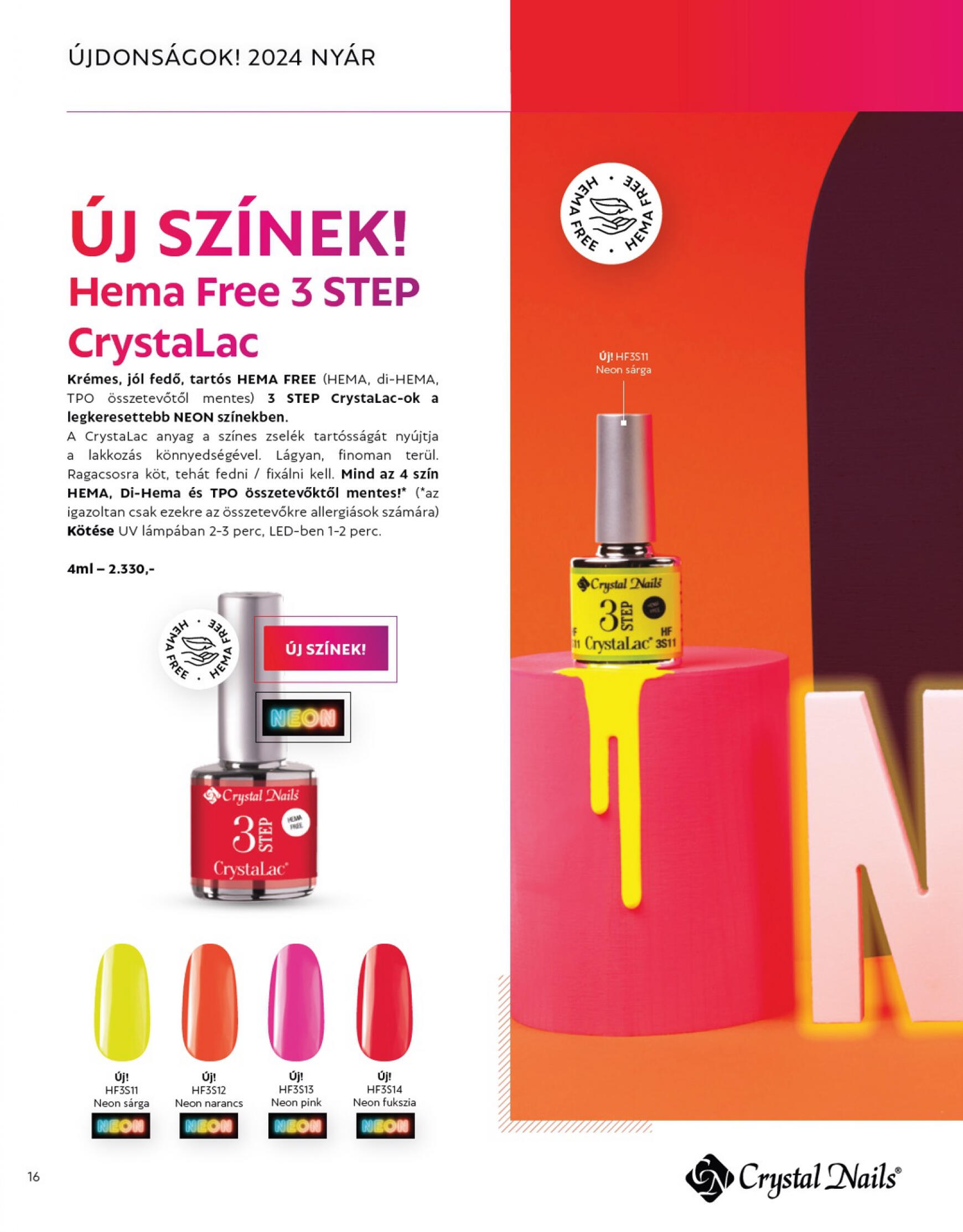 Aktuális újság Crystal Nails - Nyár 08.01. - 08.31. 16