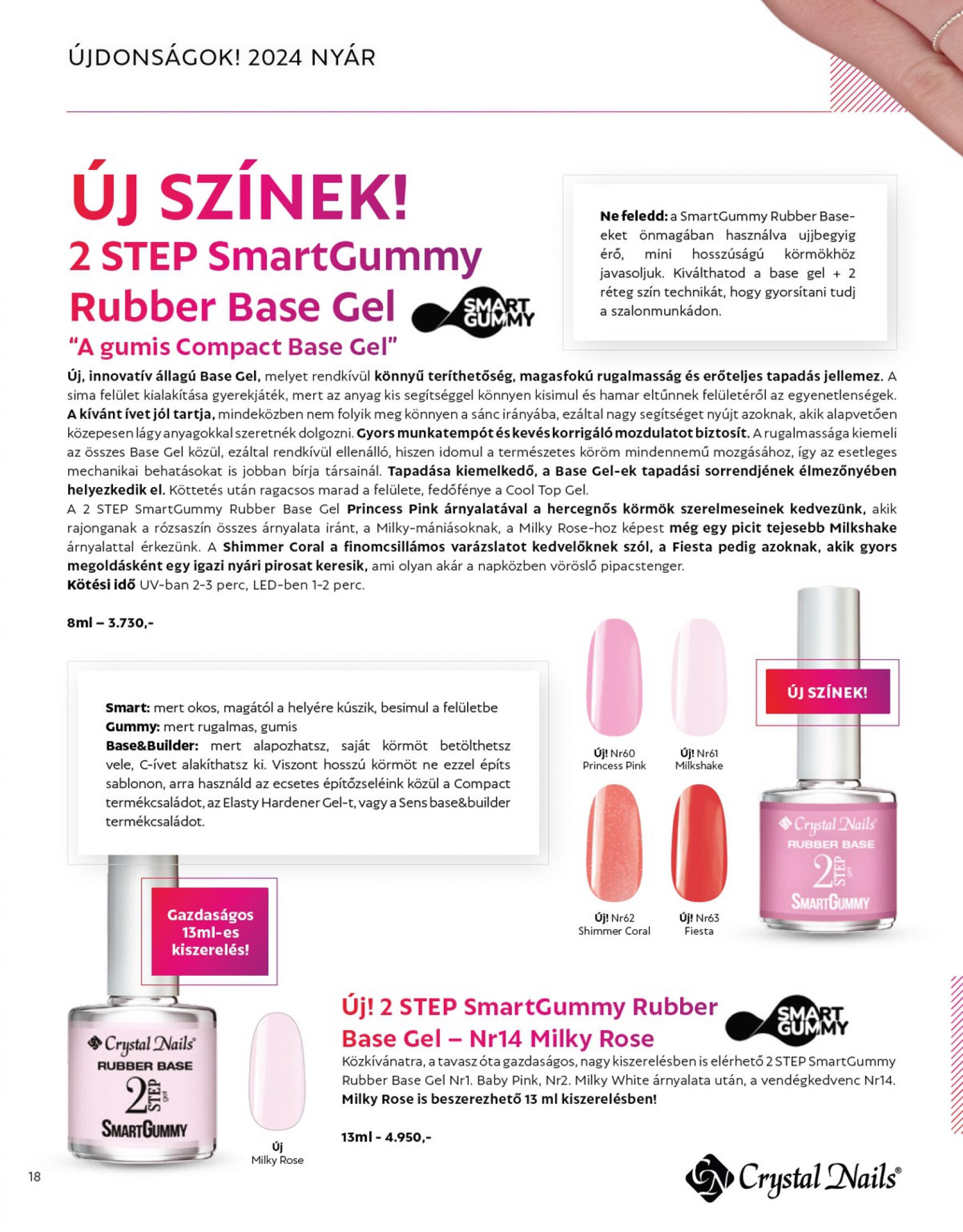 Aktuális újság Crystal Nails - Nyár 08.01. - 08.31. 18