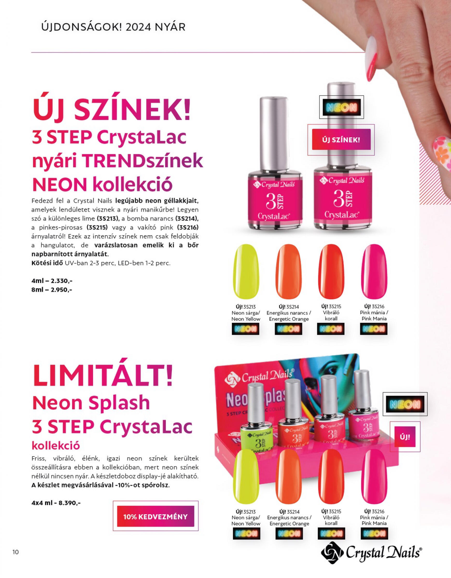 Aktuális újság Crystal Nails - Nyár 08.01. - 08.31. 10