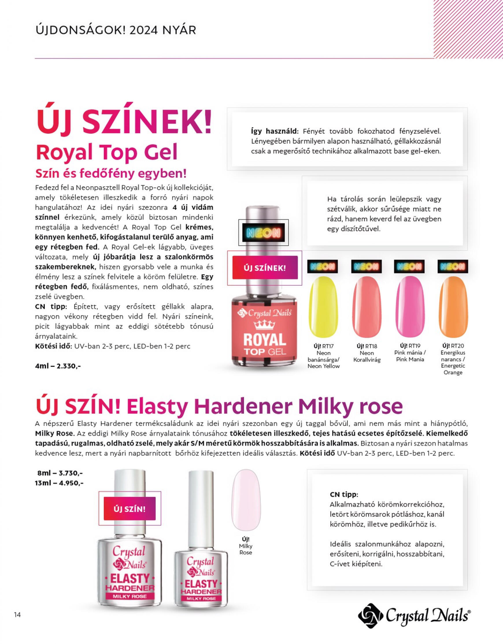 Aktuális újság Crystal Nails - Nyár 08.01. - 08.31. 14