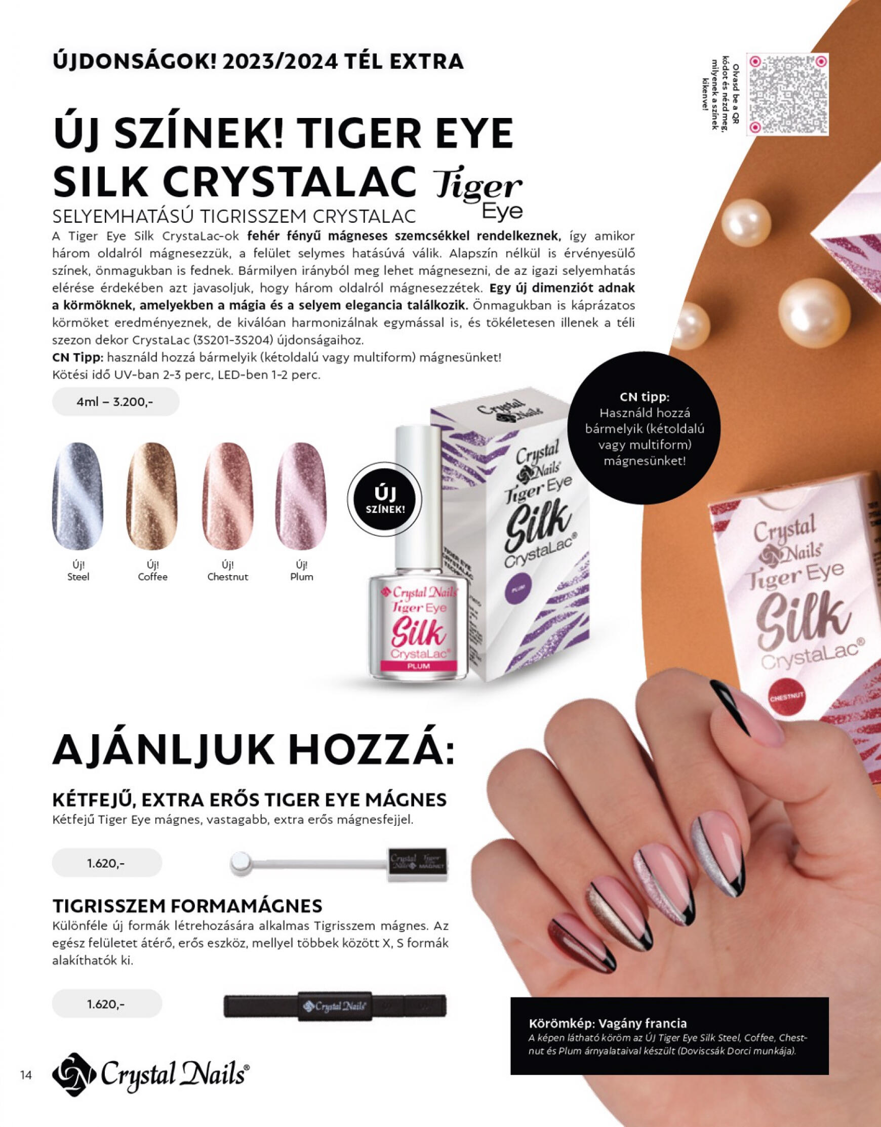 Crystal Nails 2023/24 TÉL EXTRA katalógus dátumtól érvényes 2024.01.01. 14