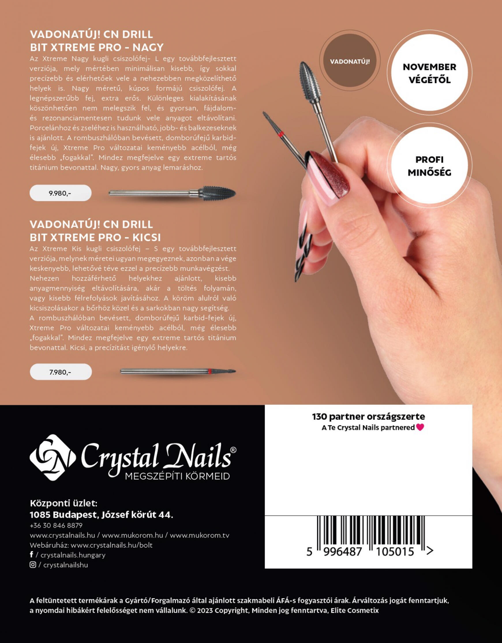 Crystal Nails 2023/24 TÉL EXTRA katalógus dátumtól érvényes 2024.01.01. 28