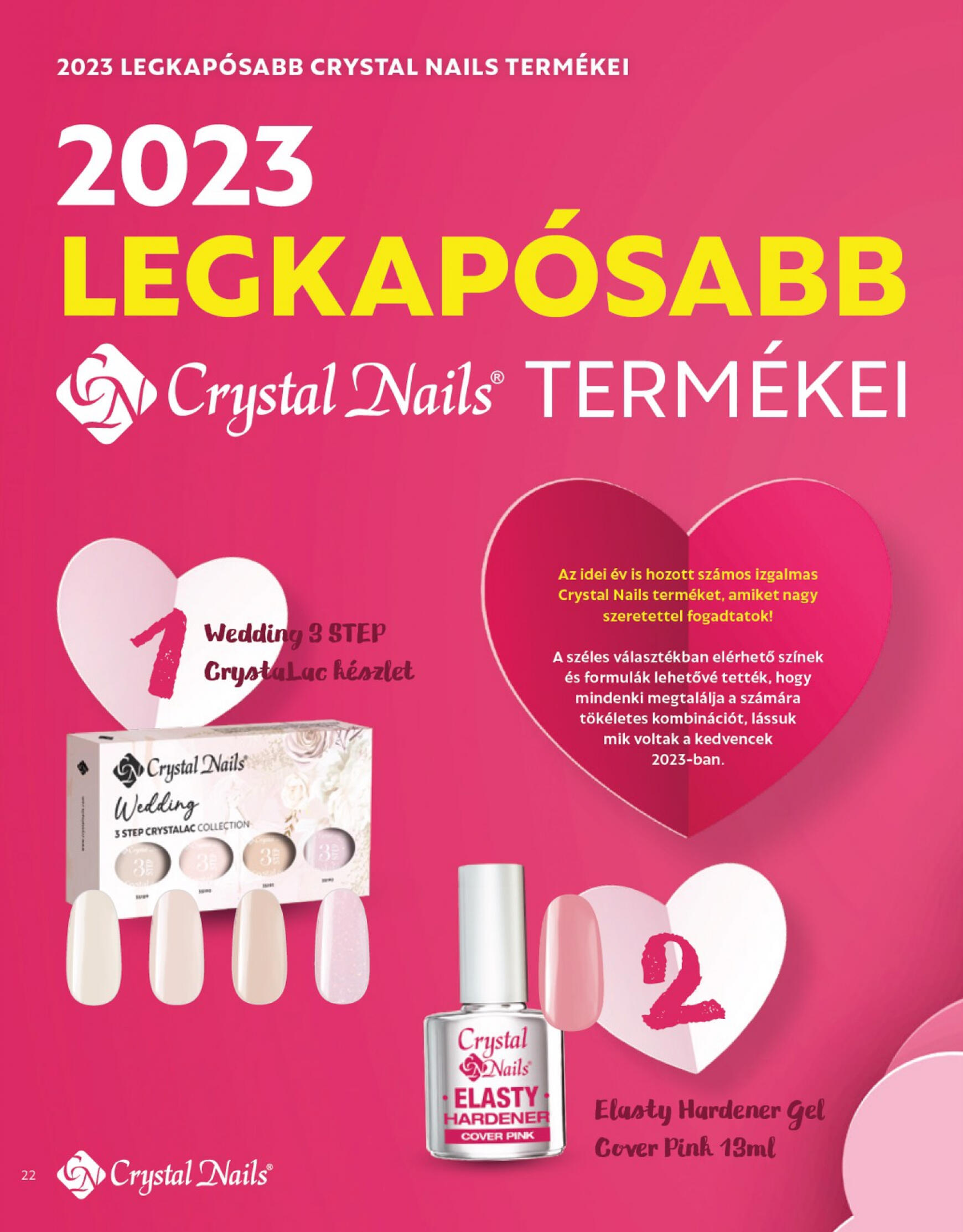 Crystal Nails 2023/24 TÉL EXTRA katalógus dátumtól érvényes 2024.01.01. 22