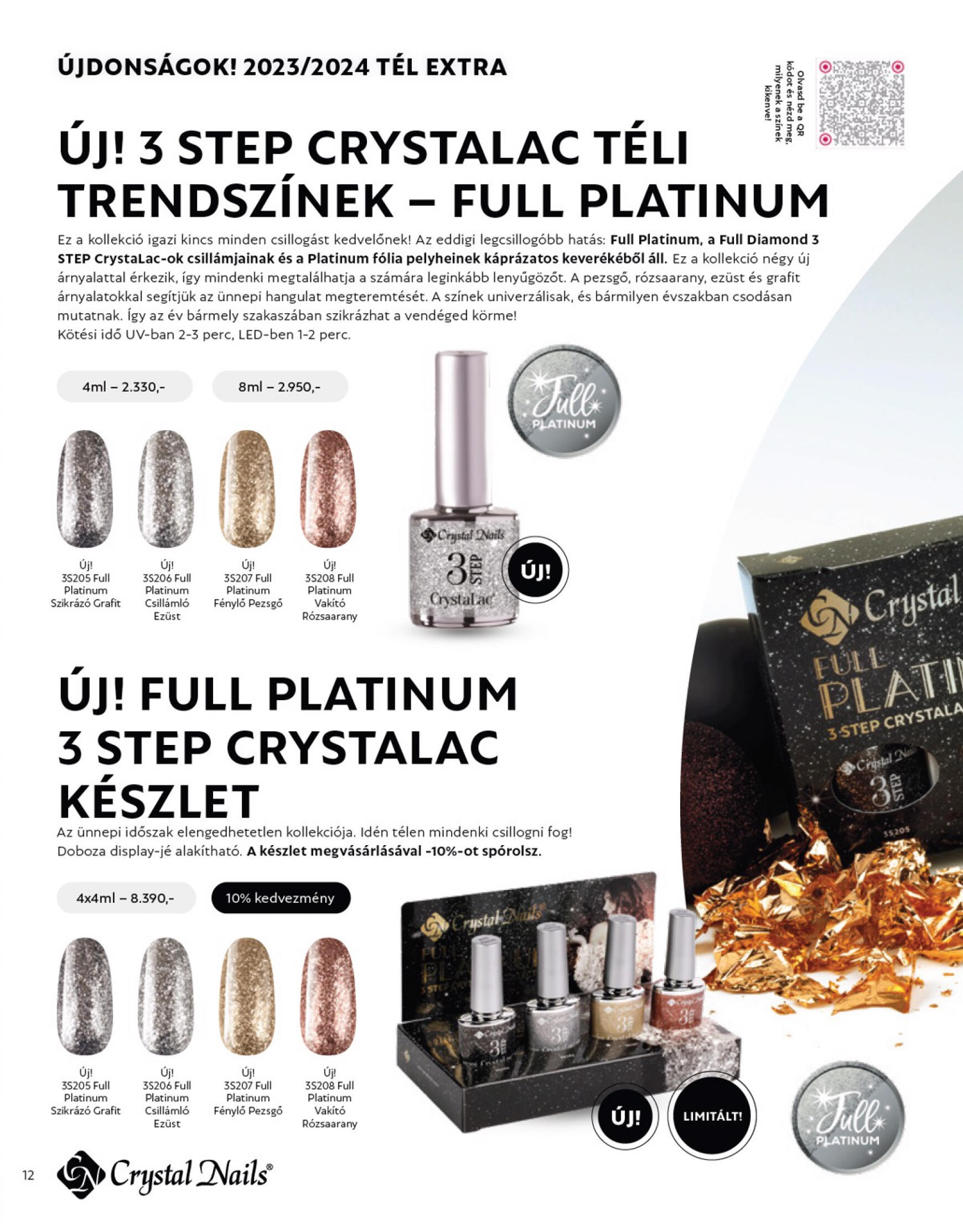 Crystal Nails 2023/24 TÉL EXTRA katalógus dátumtól érvényes 2024.01.01. 12