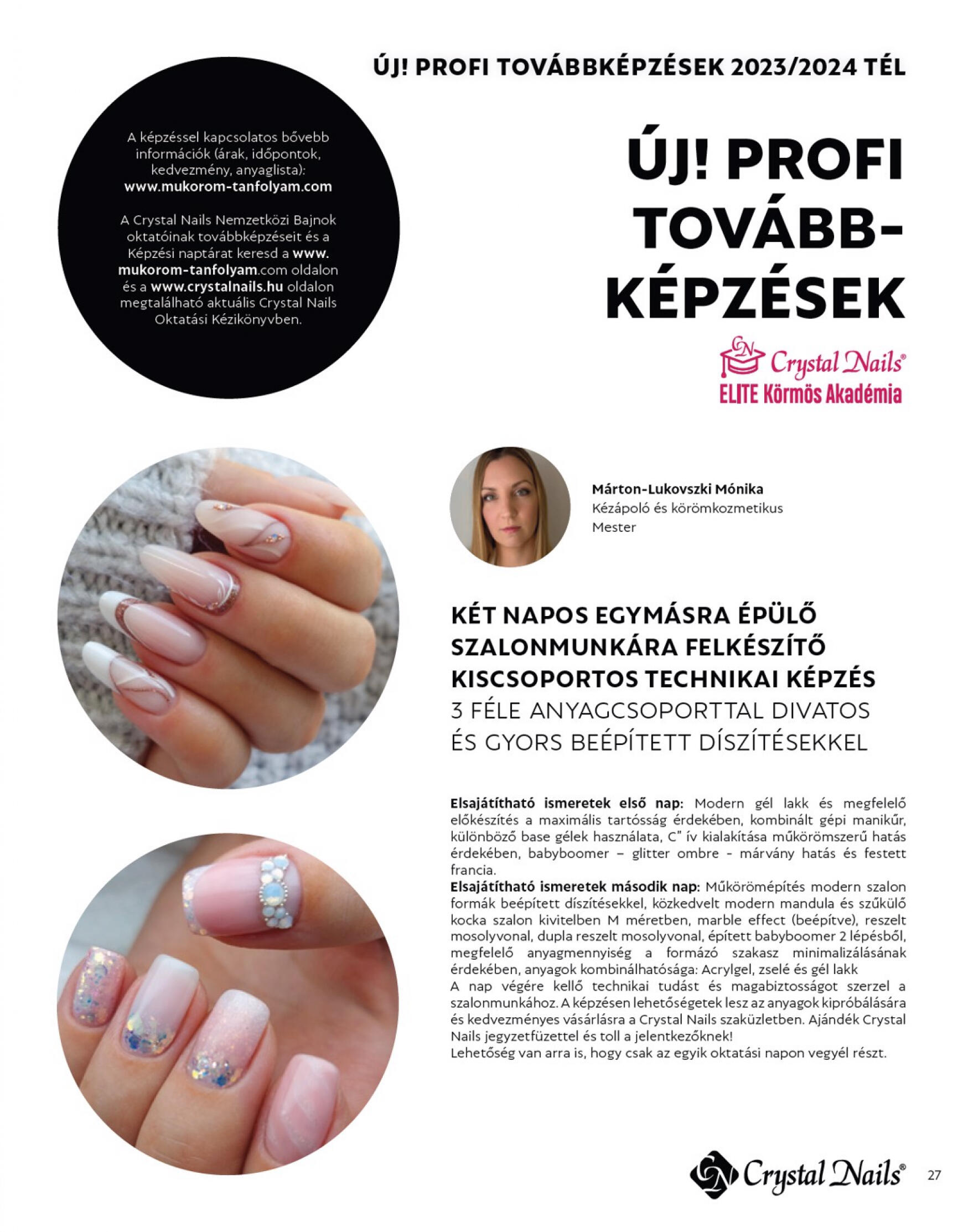 Crystal Nails 2023/24 TÉL EXTRA katalógus dátumtól érvényes 2024.01.01. 27