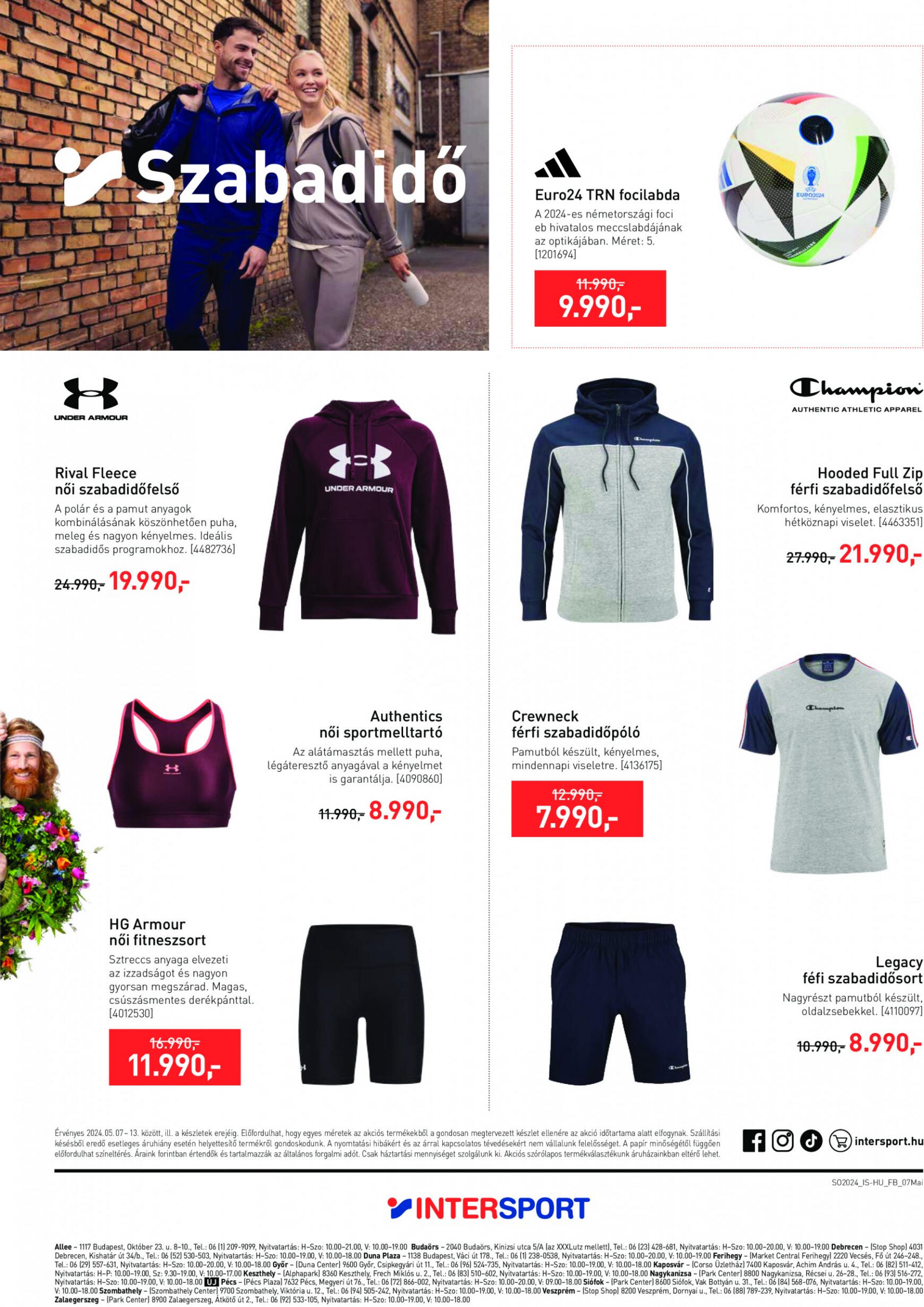 Aktuális újság Intersport 05.07. - 05.31. 8