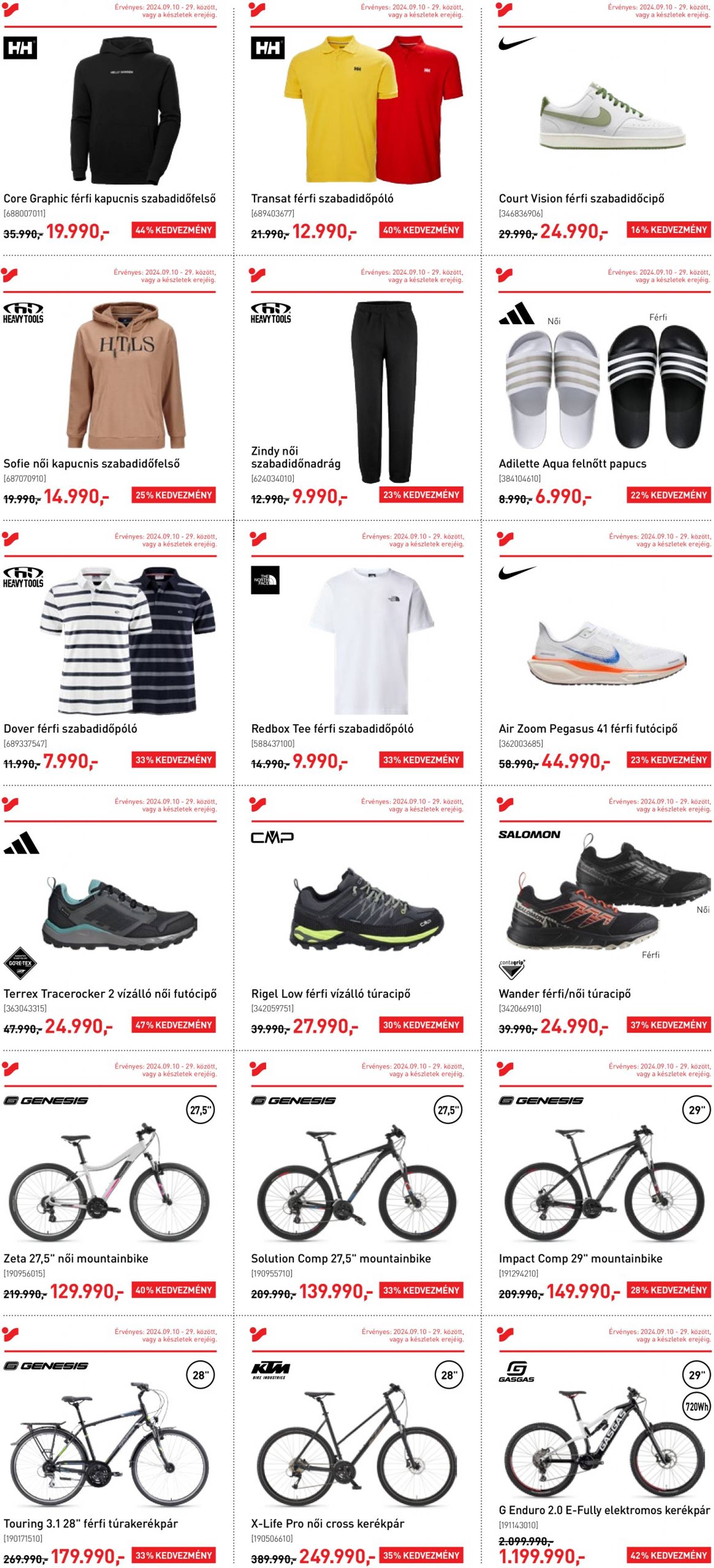 Aktuális újság Intersport 09.10. - 09.29. 2