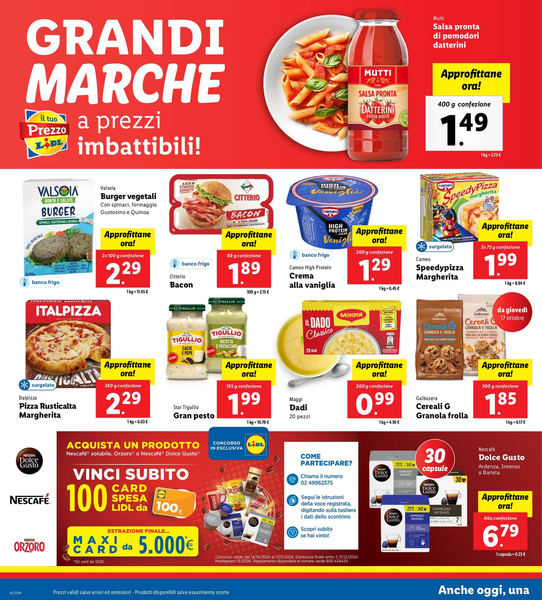 Volantino Lidl valido dal 14.10. al 20.10. 14