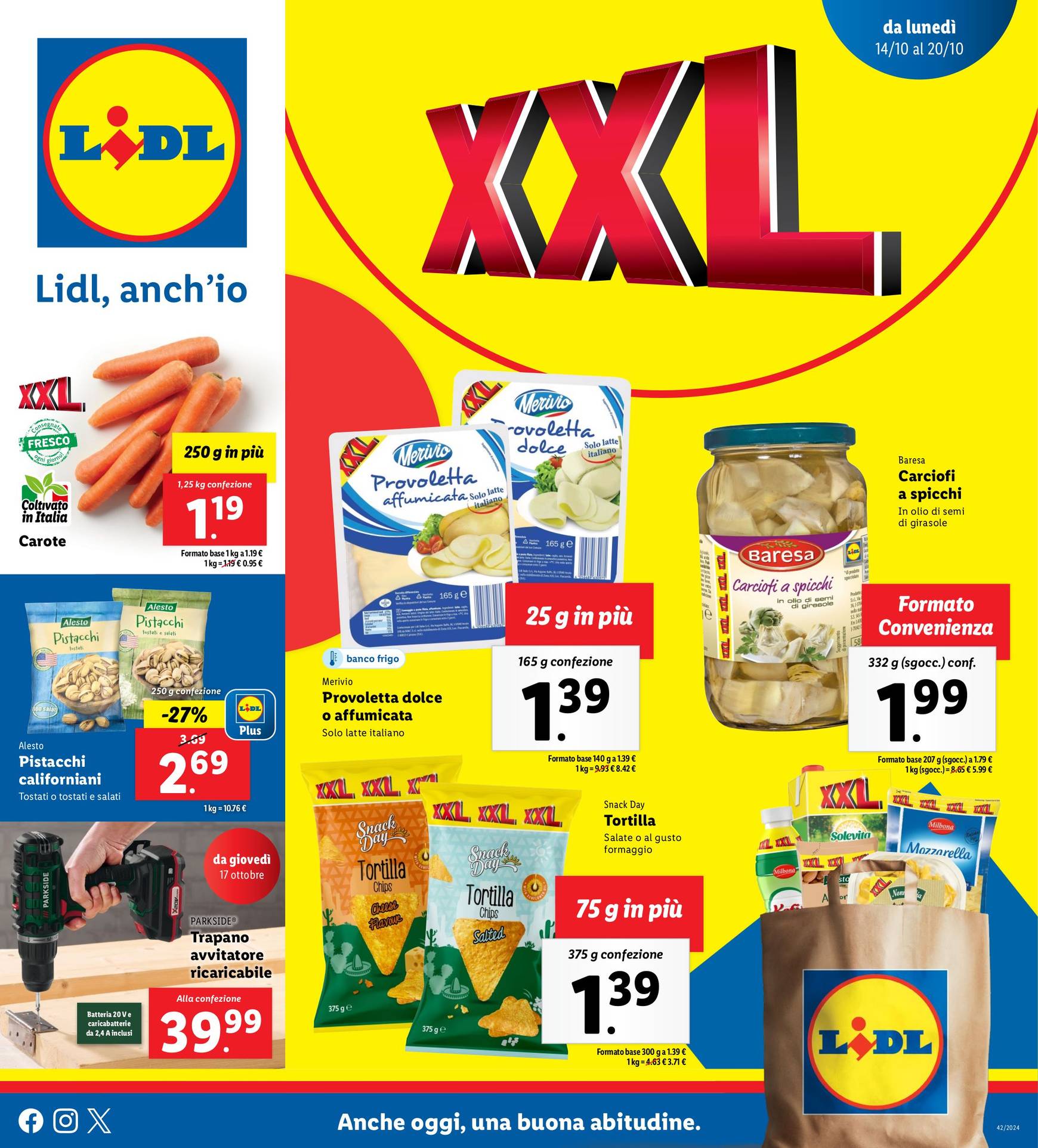 Volantino Lidl valido dal 14.10. al 20.10.