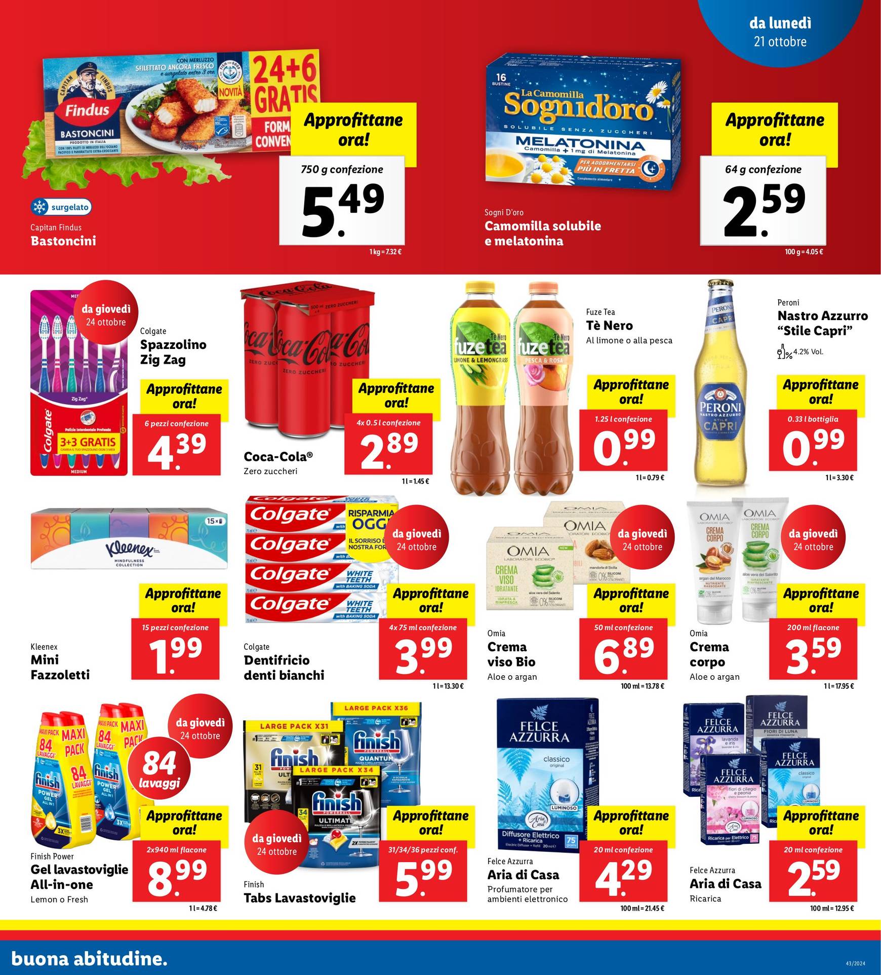 Volantino Lidl valido dal 21.10. al 27.10. 15