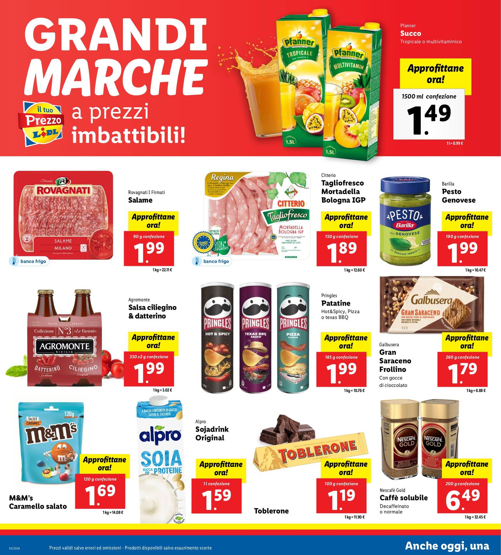 Volantino Lidl valido dal 21.10. al 27.10. 14