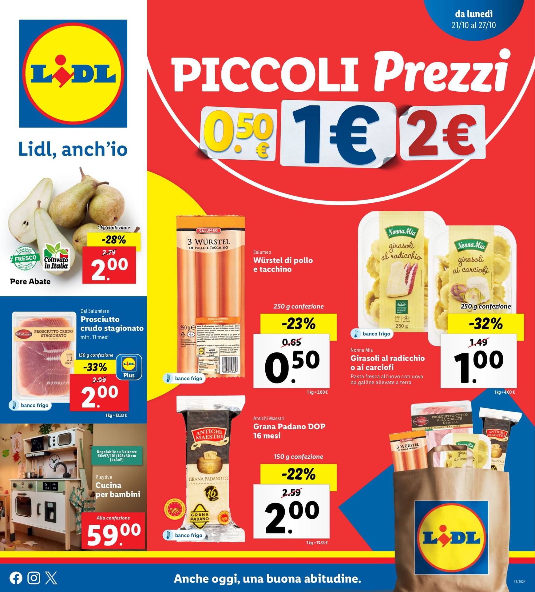 Volantino Lidl valido dal 21.10. al 27.10.