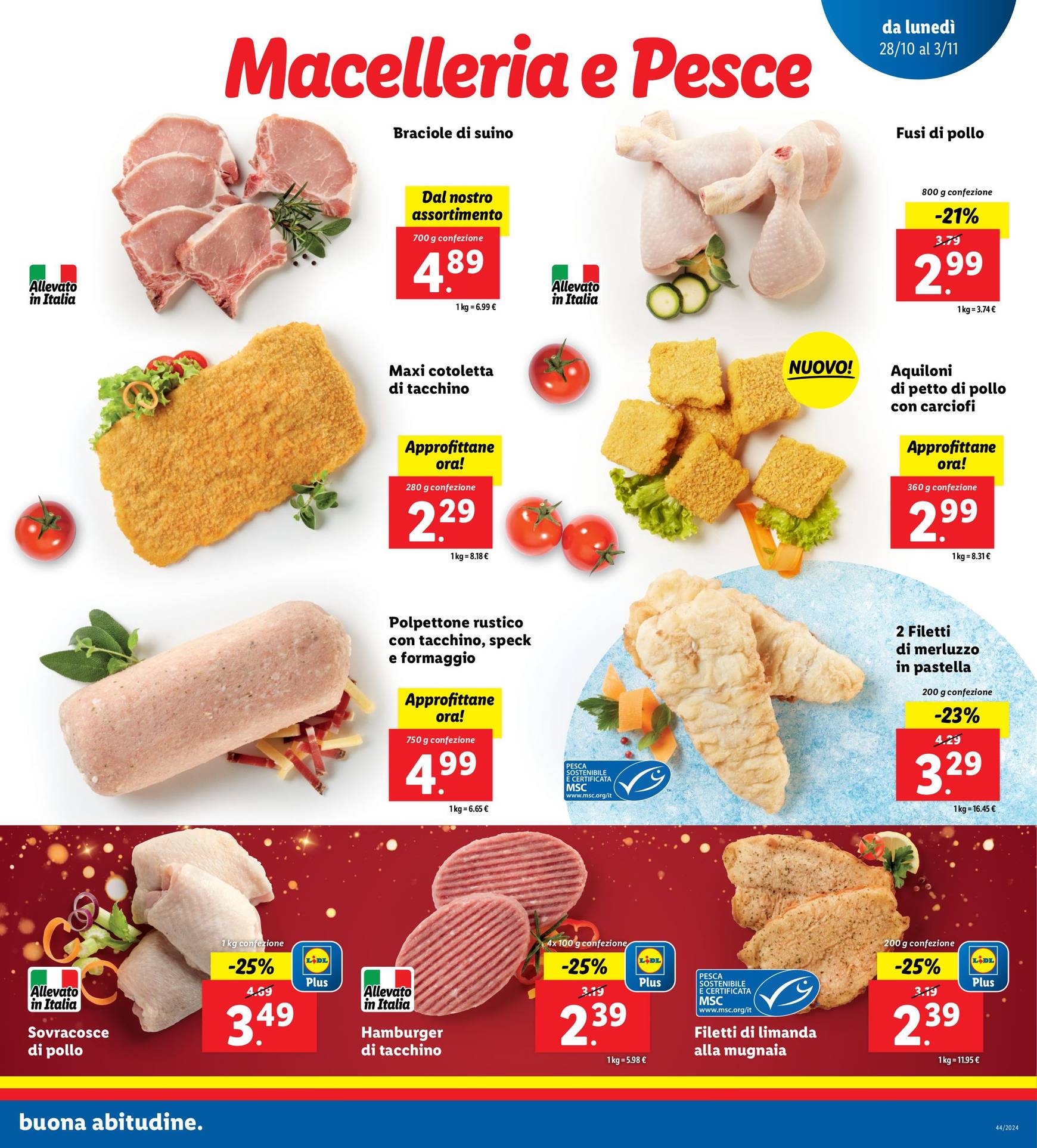 Volantino Lidl valido dal 28.10. al 03.11. 13