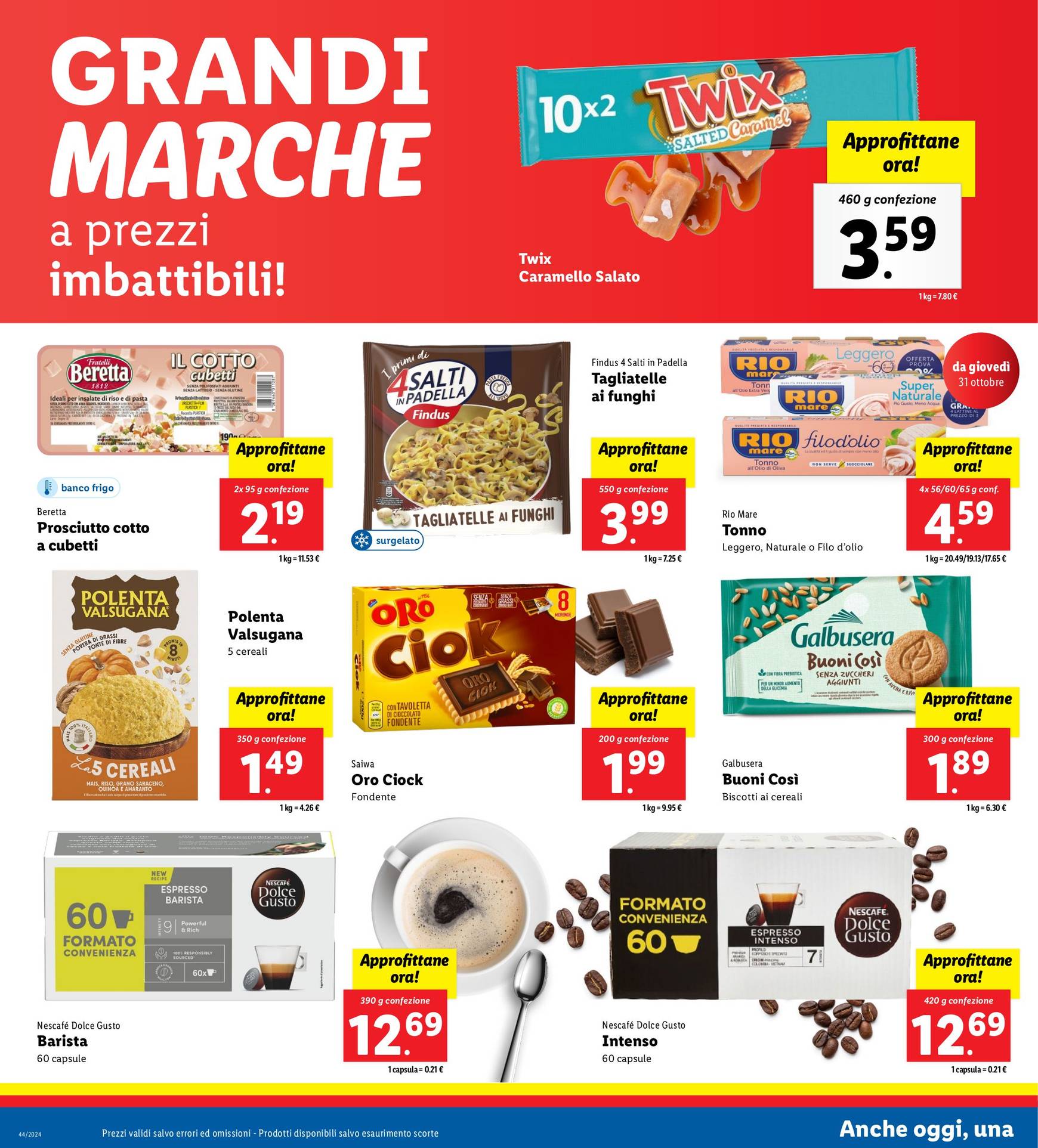 Volantino Lidl valido dal 28.10. al 03.11. 20