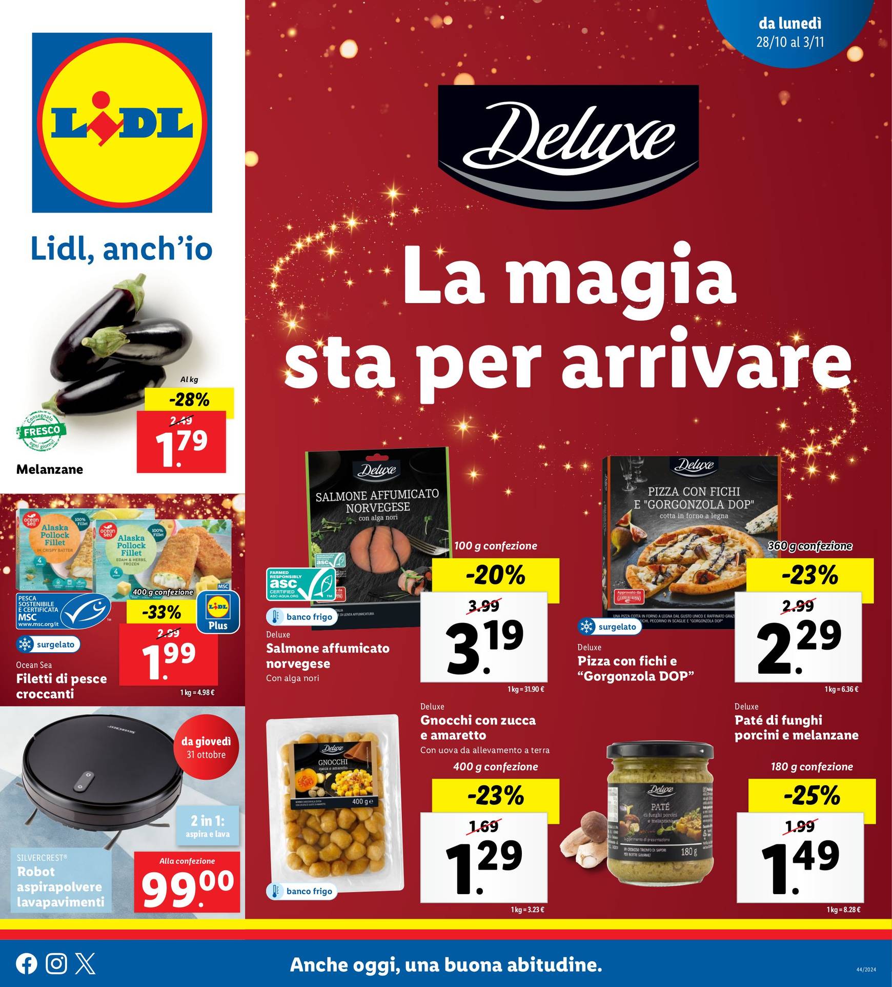 Volantino Lidl valido dal 28.10. al 03.11.