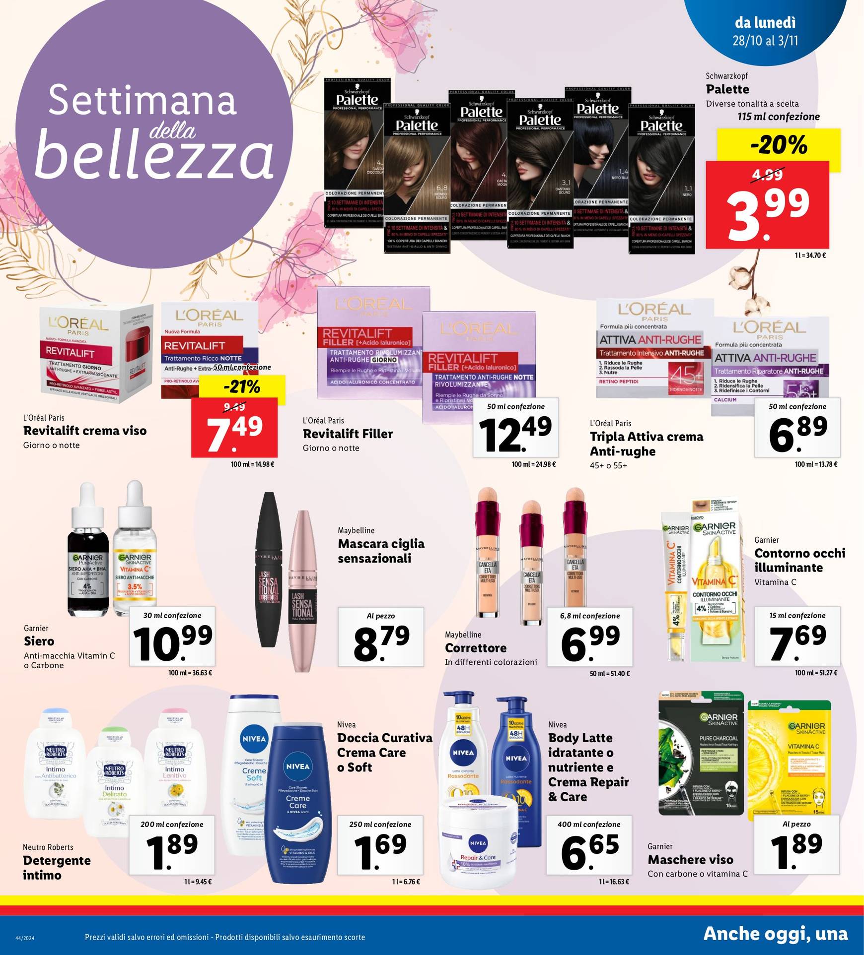 Volantino Lidl valido dal 28.10. al 03.11. 22