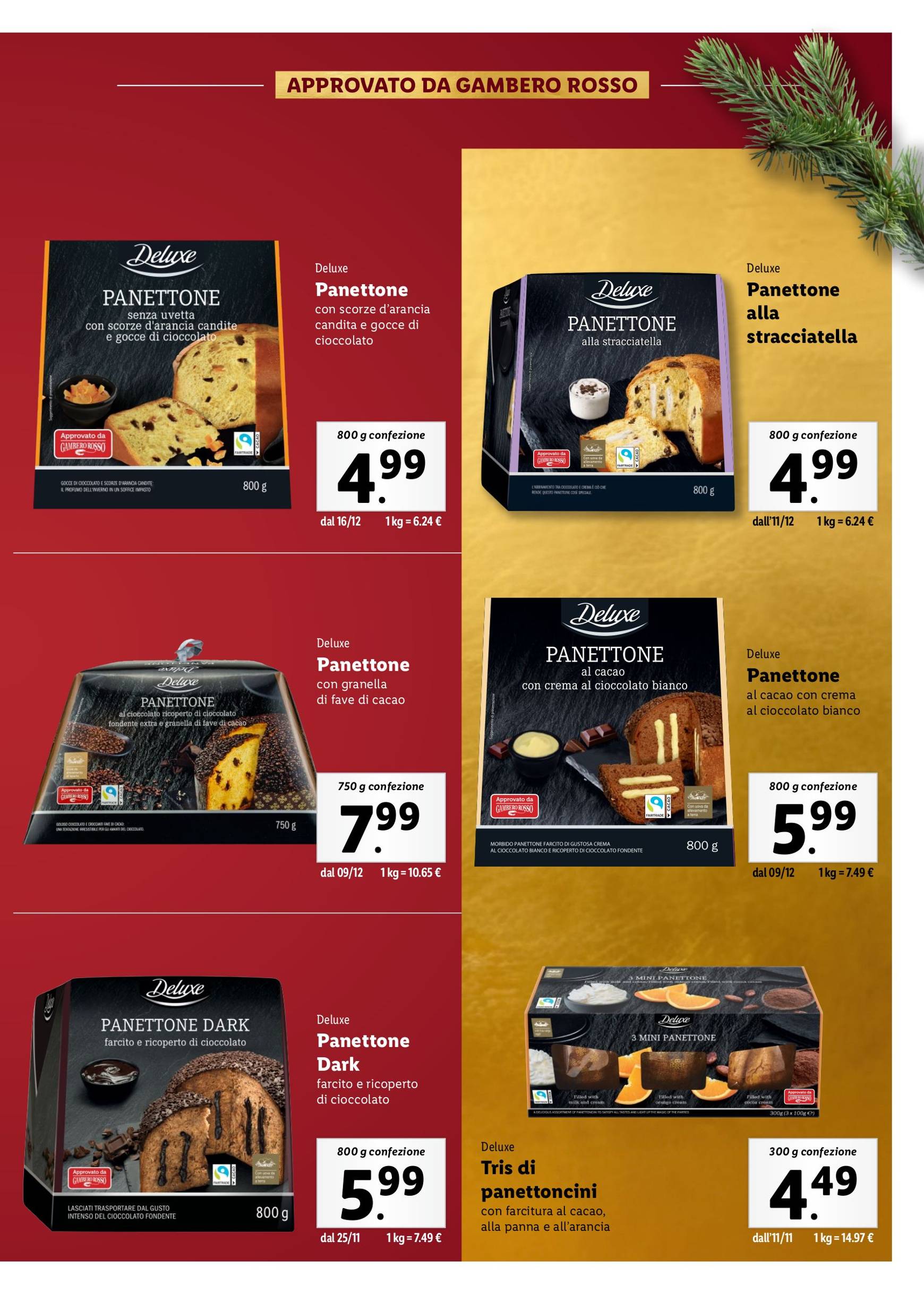 Volantino Lidl - Magico Natale valido dal 28.10. al 31.12. 17