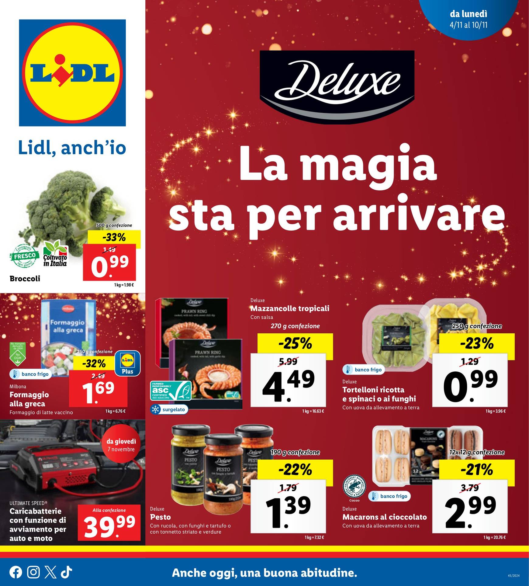 Volantino Lidl valido dal 04.11. al 10.11.