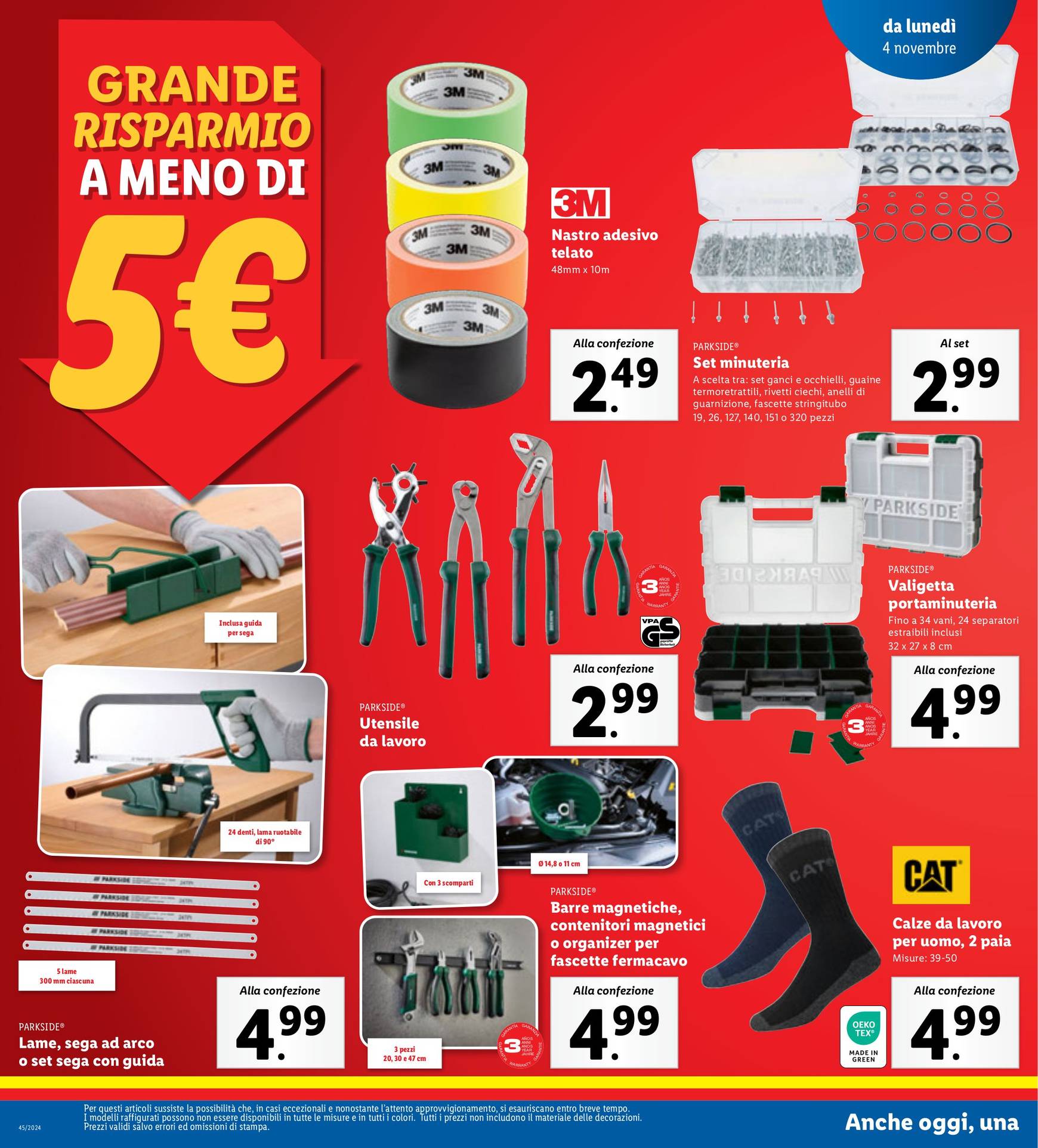 Volantino Lidl valido dal 04.11. al 10.11. 24