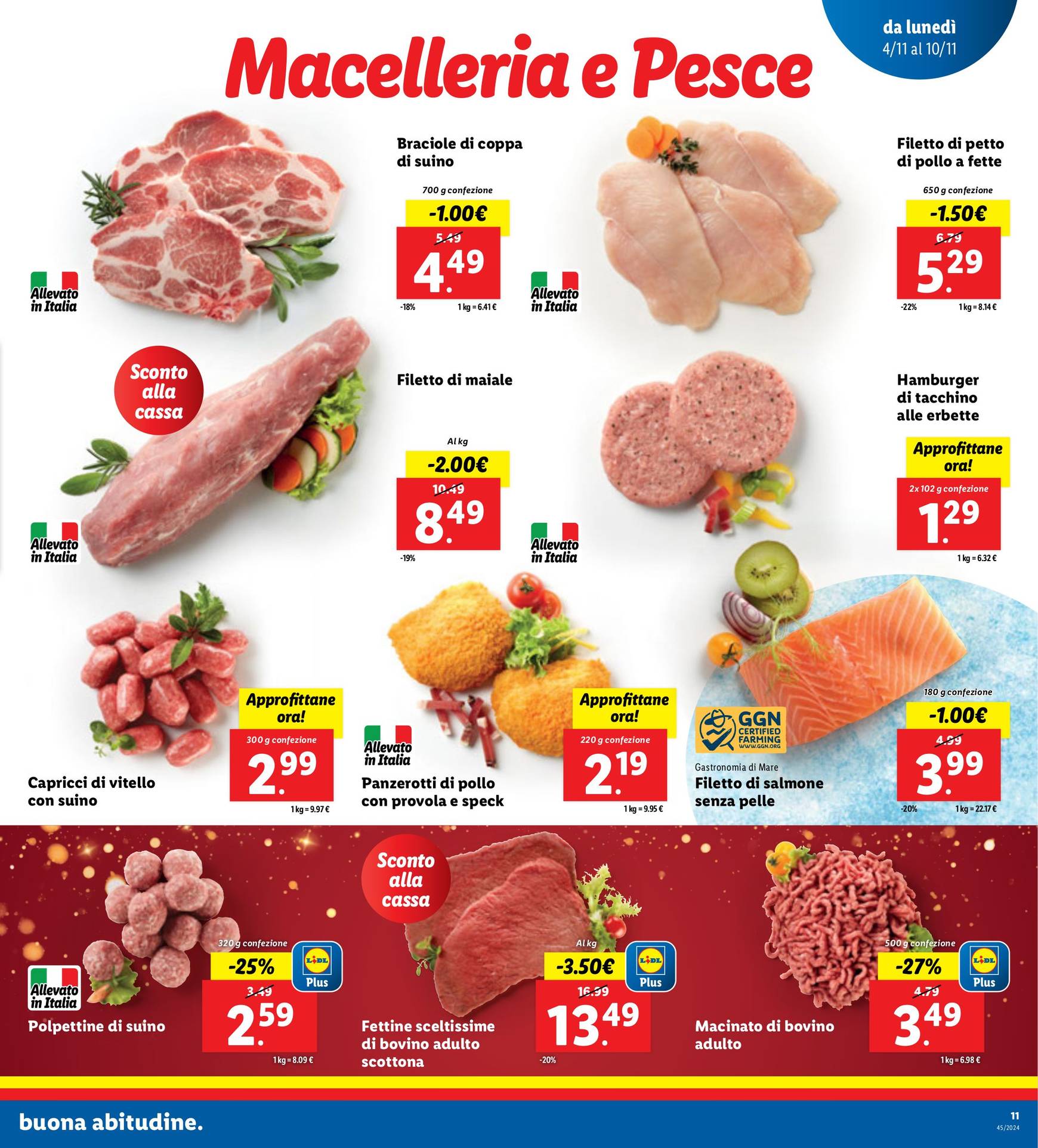 Volantino Lidl valido dal 04.11. al 10.11. 11