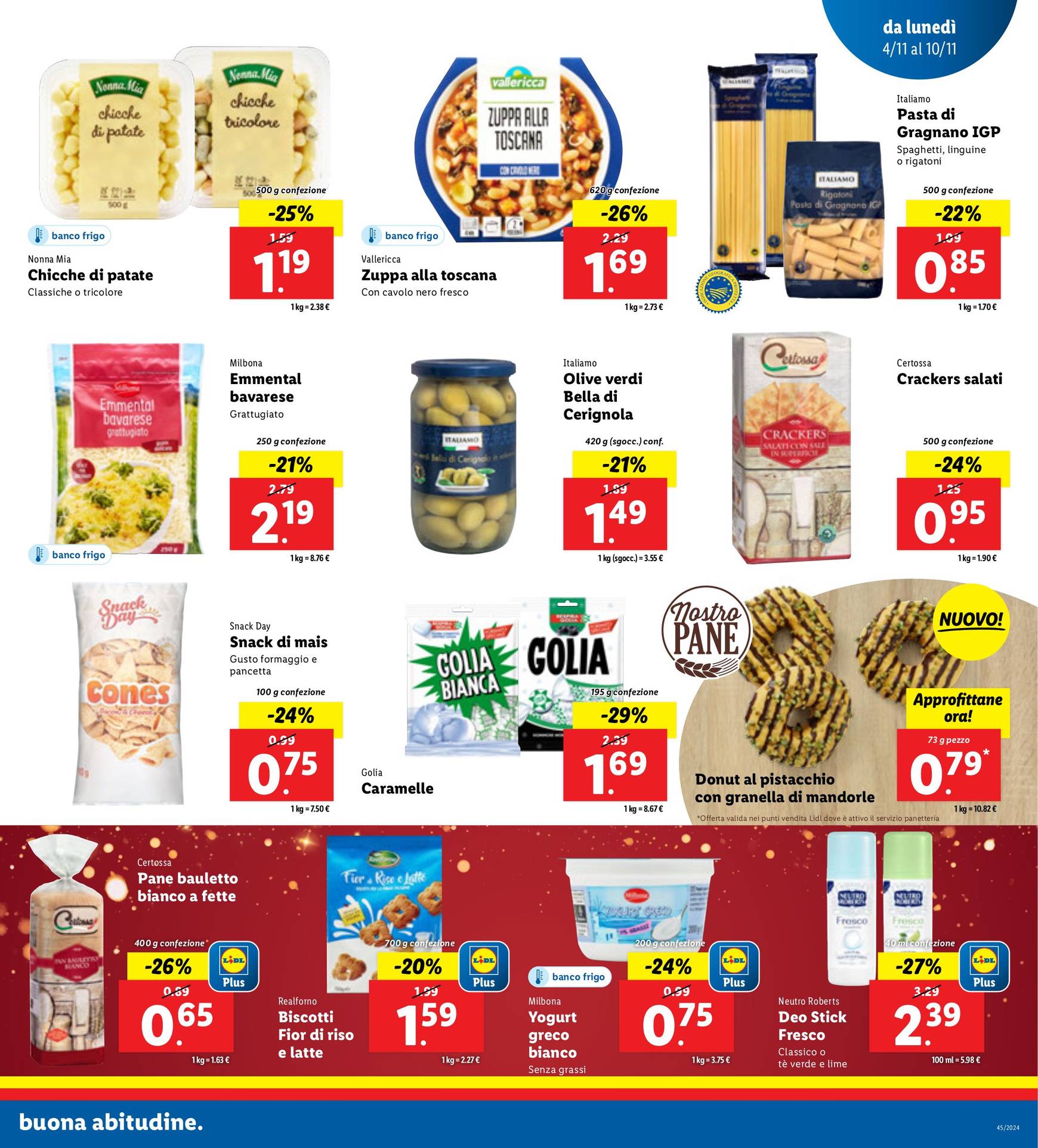 Volantino Lidl valido dal 04.11. al 10.11. 15