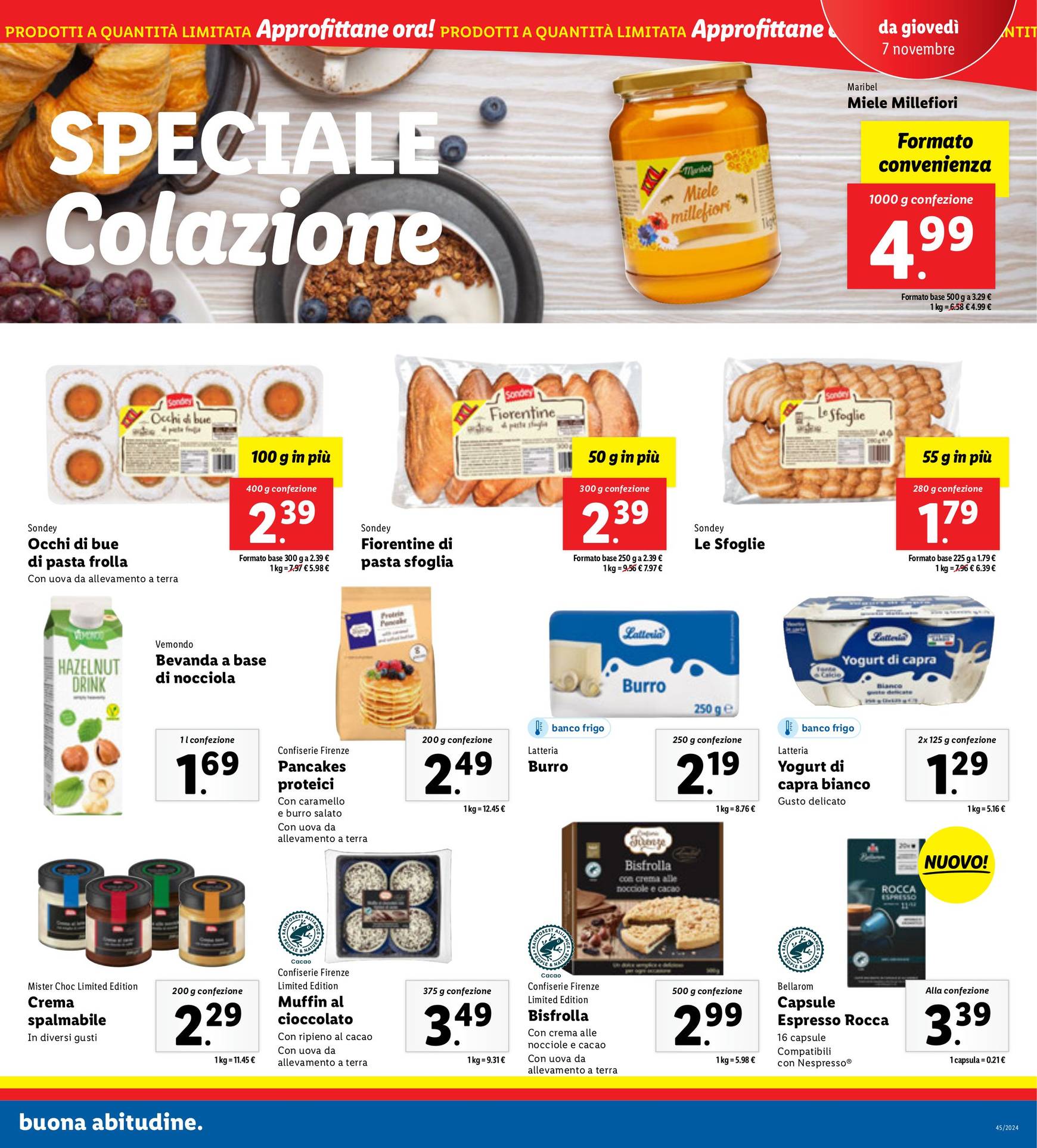 Volantino Lidl valido dal 04.11. al 10.11. 23