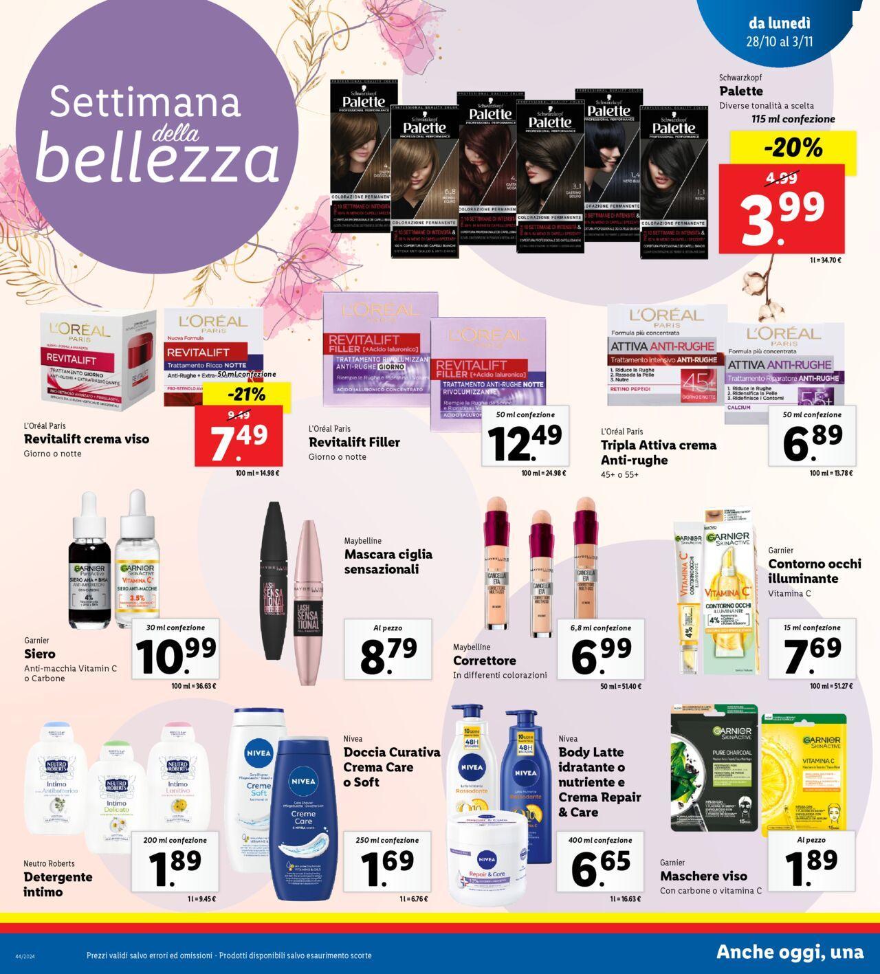 LIDL nuovo volantino 28/10/2024 - 03/11/2024 22