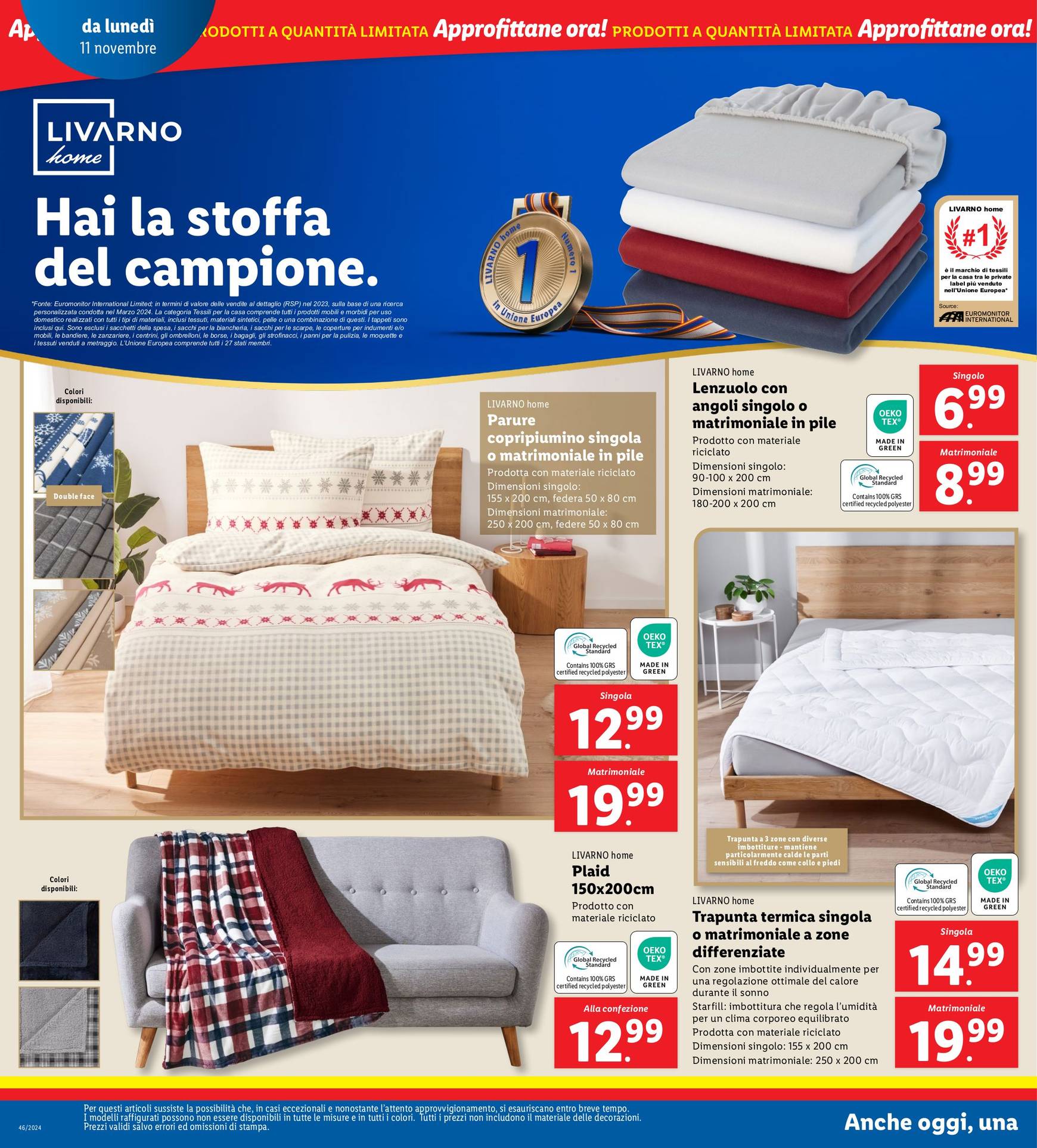 Volantino Lidl valido dal 11.11. al 17.11. 30