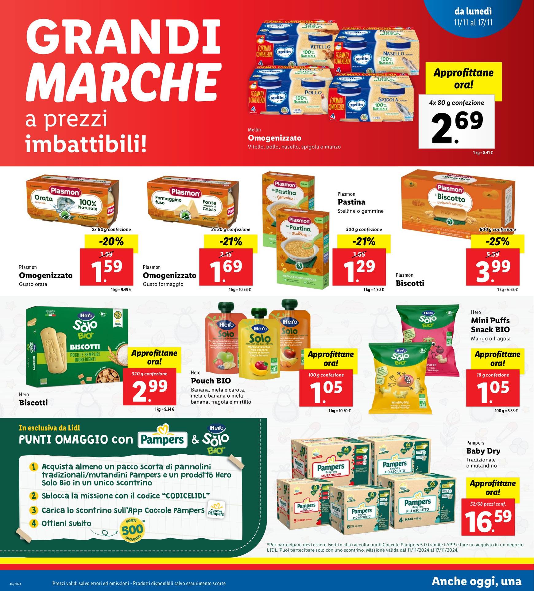 Volantino Lidl valido dal 11.11. al 17.11. 20