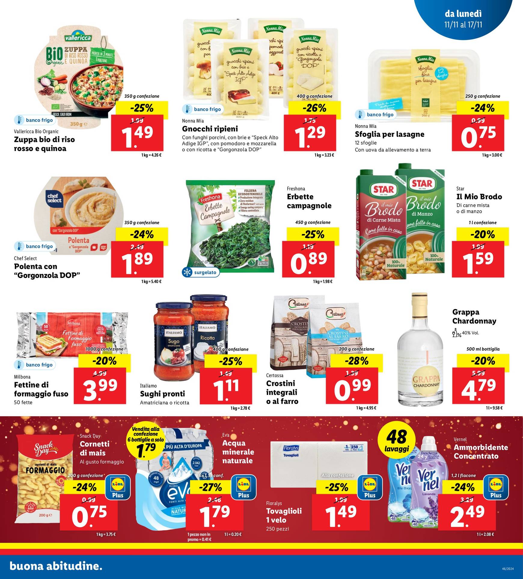 Volantino Lidl valido dal 11.11. al 17.11. 17