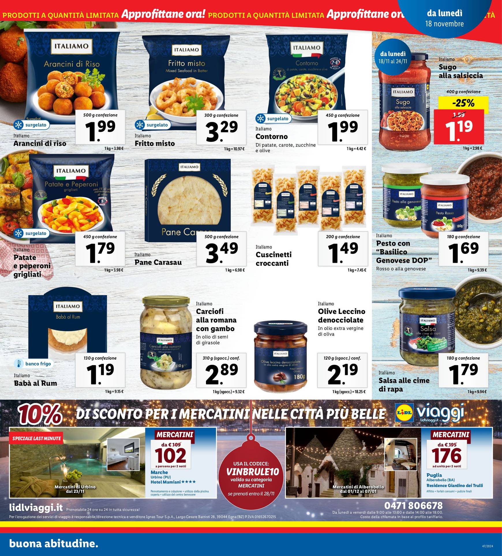 Volantino Lidl - Magico Natale valido dal 18.11. al 24.11. 19