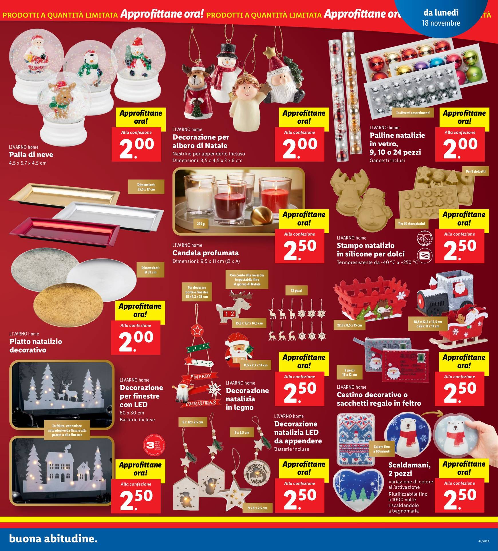 Volantino Lidl - Magico Natale valido dal 18.11. al 24.11. 21