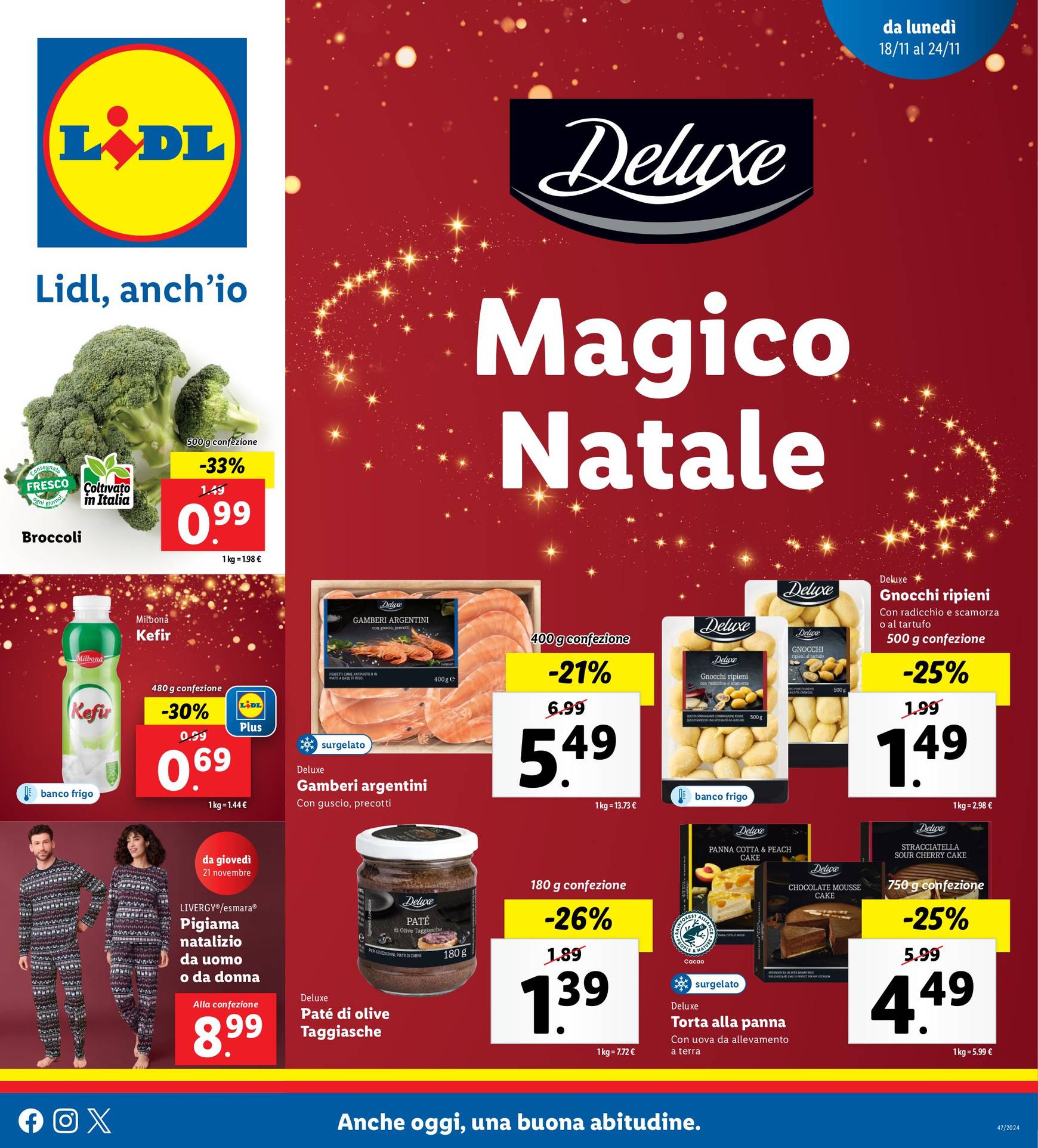 Volantino Lidl - Magico Natale valido dal 18.11. al 24.11.