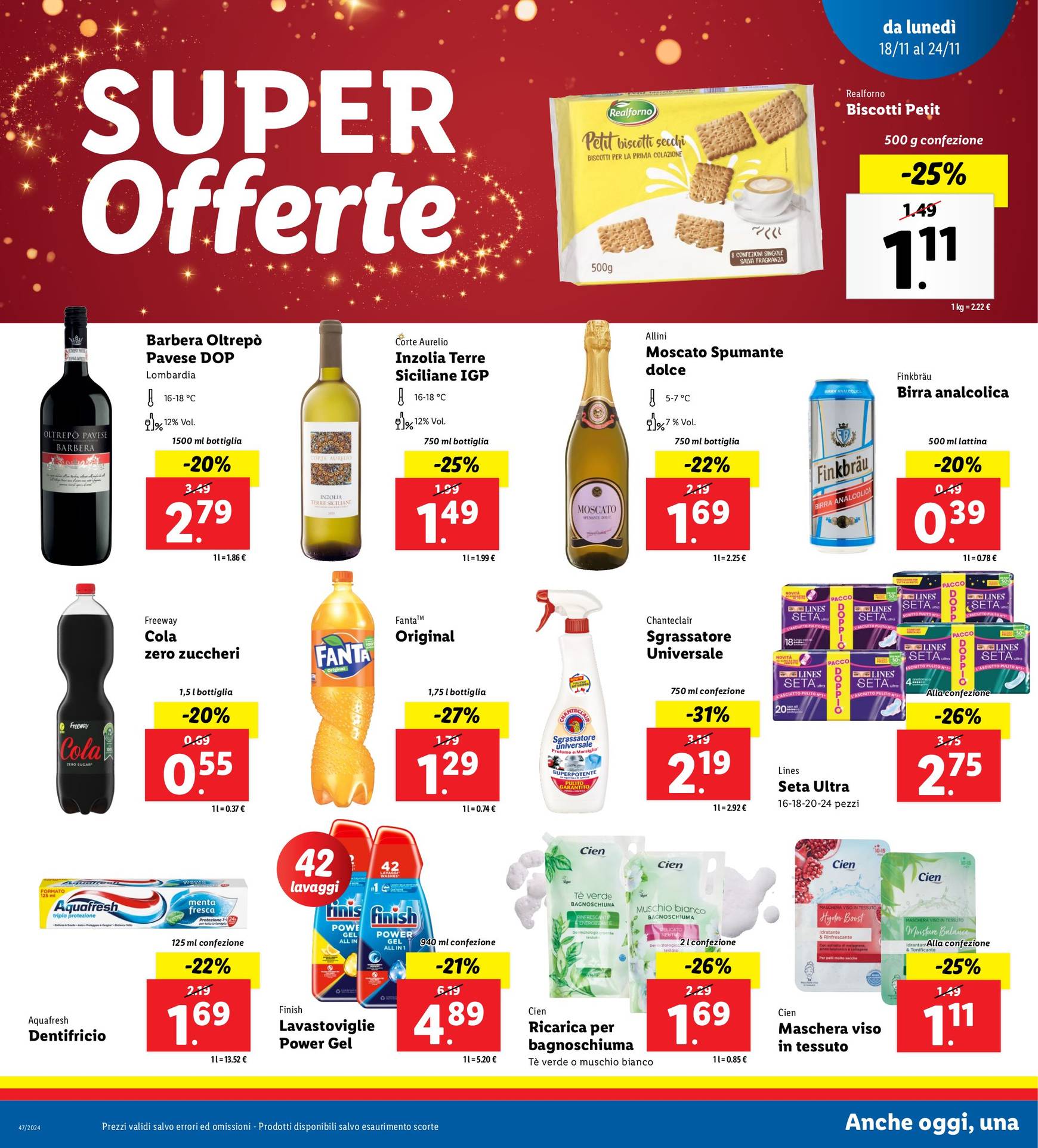 Volantino Lidl - Magico Natale valido dal 18.11. al 24.11. 16