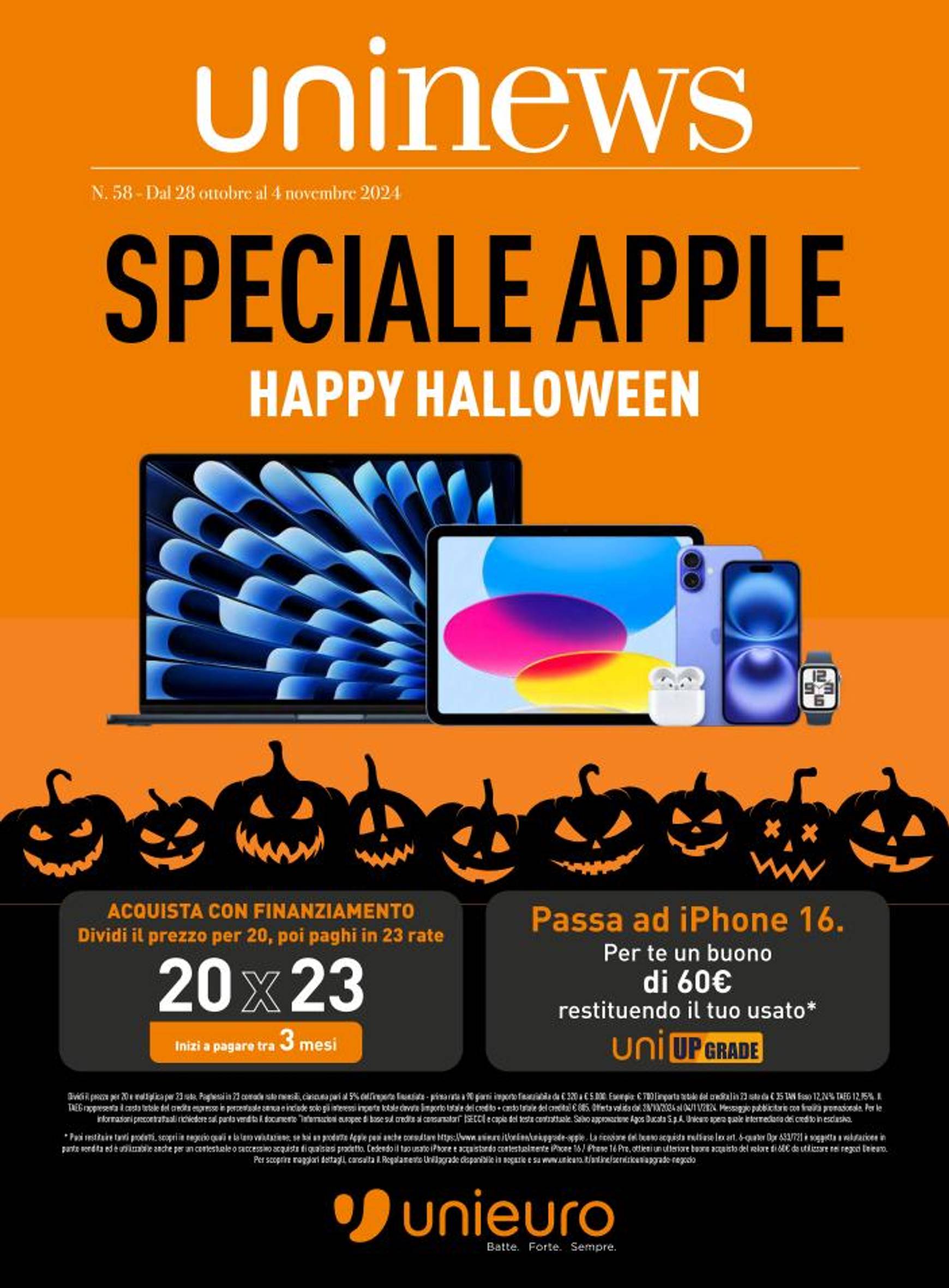 Volantino Unieuro - Speciale Apple valido dal 28.10. al 04.11.