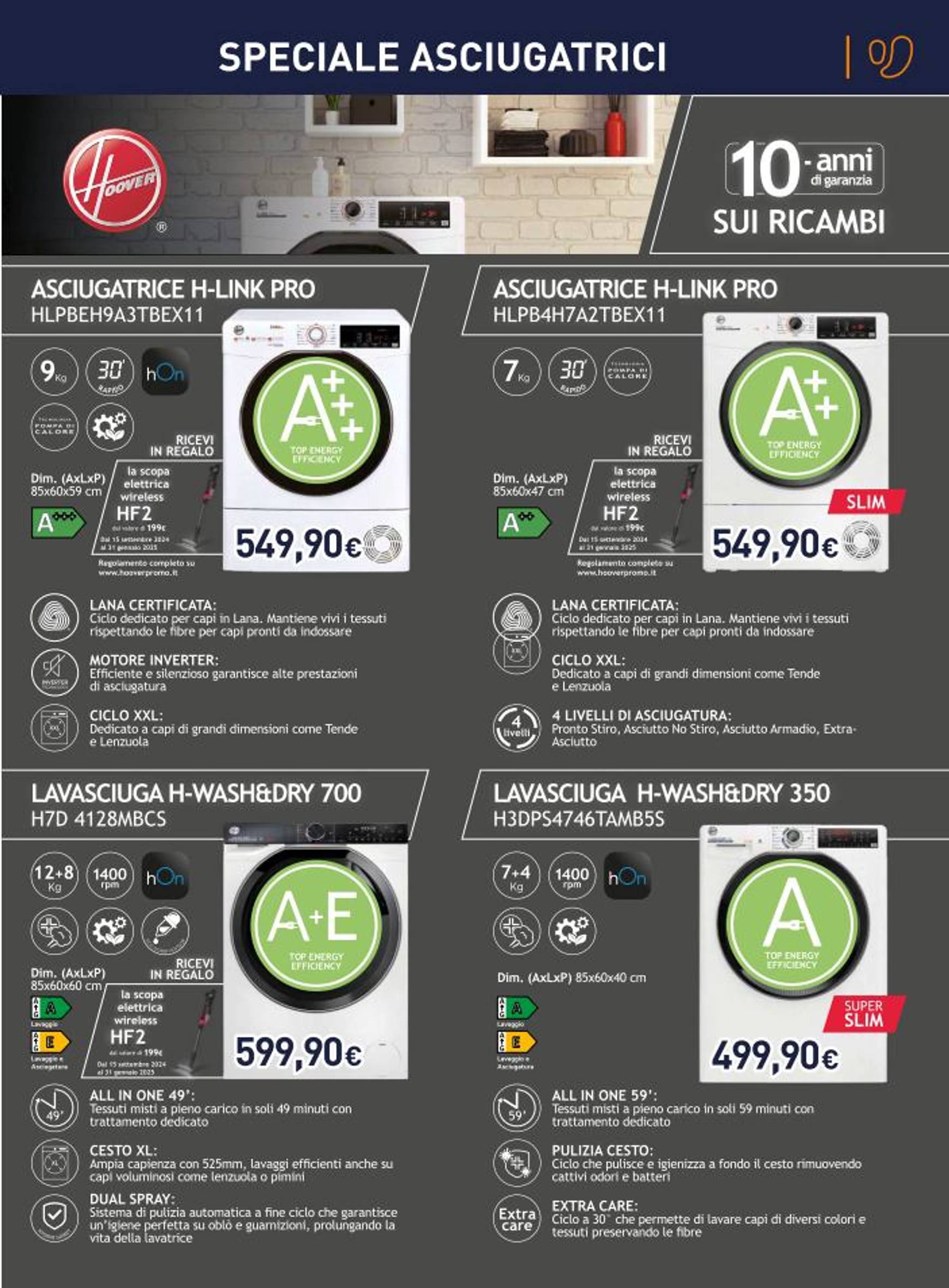 Volantino Unieuro - Speciale Asciugatura valido dal 17.10. al 12.11. 11