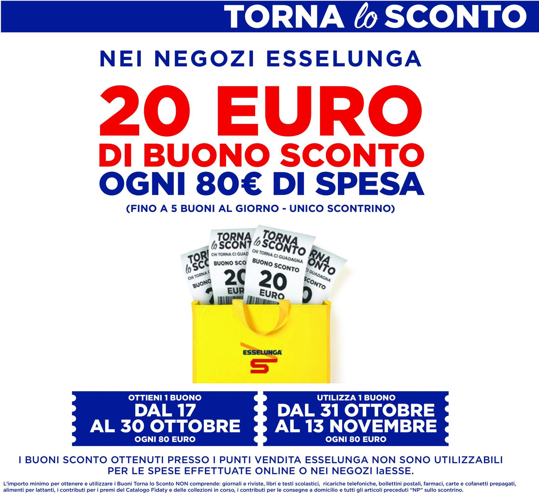 Volantino Esselunga valido dal 17.10. al 26.10. 2