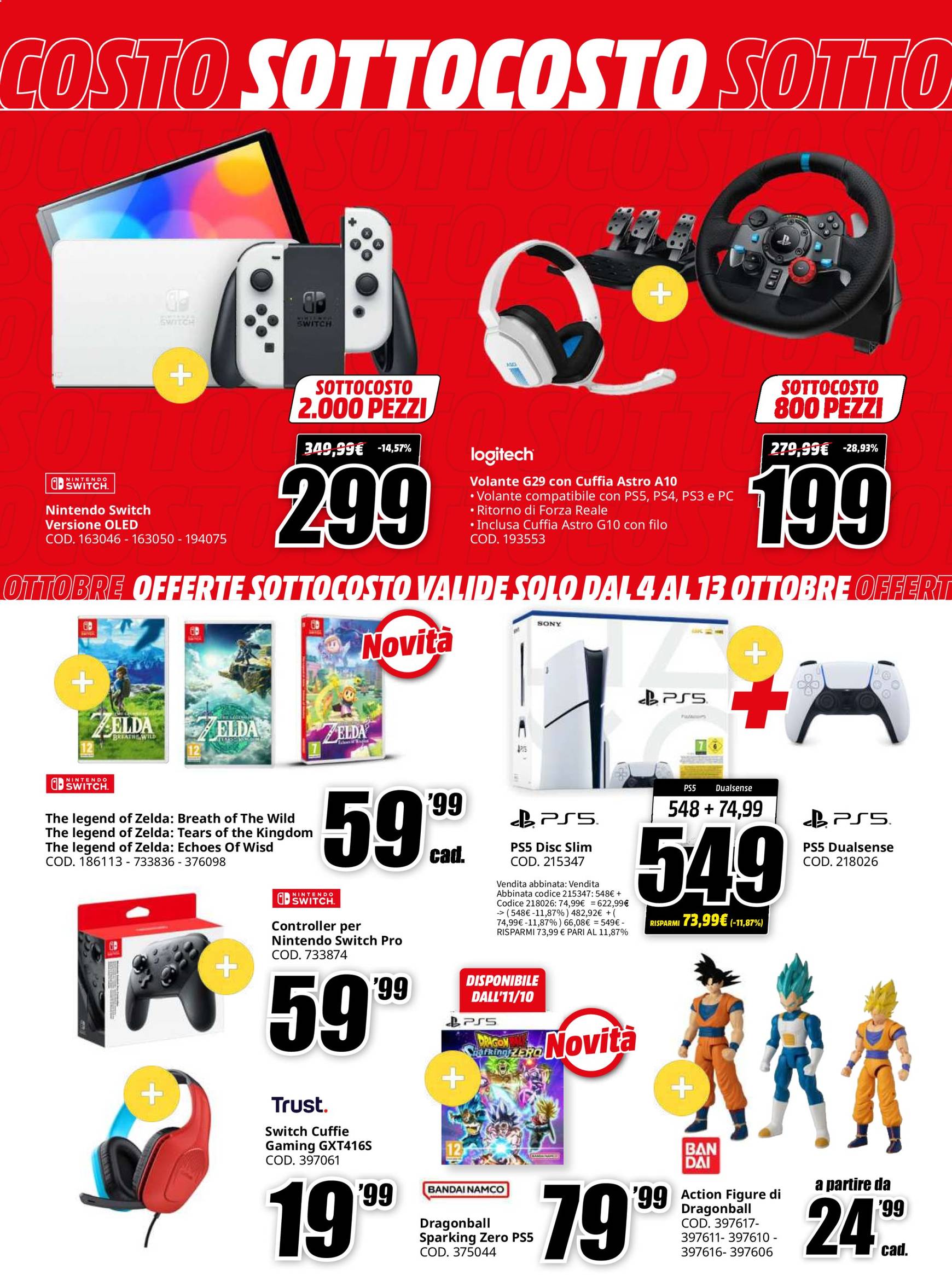 Nuovo volantino Mediaworld 04.10. - 17.10. 17