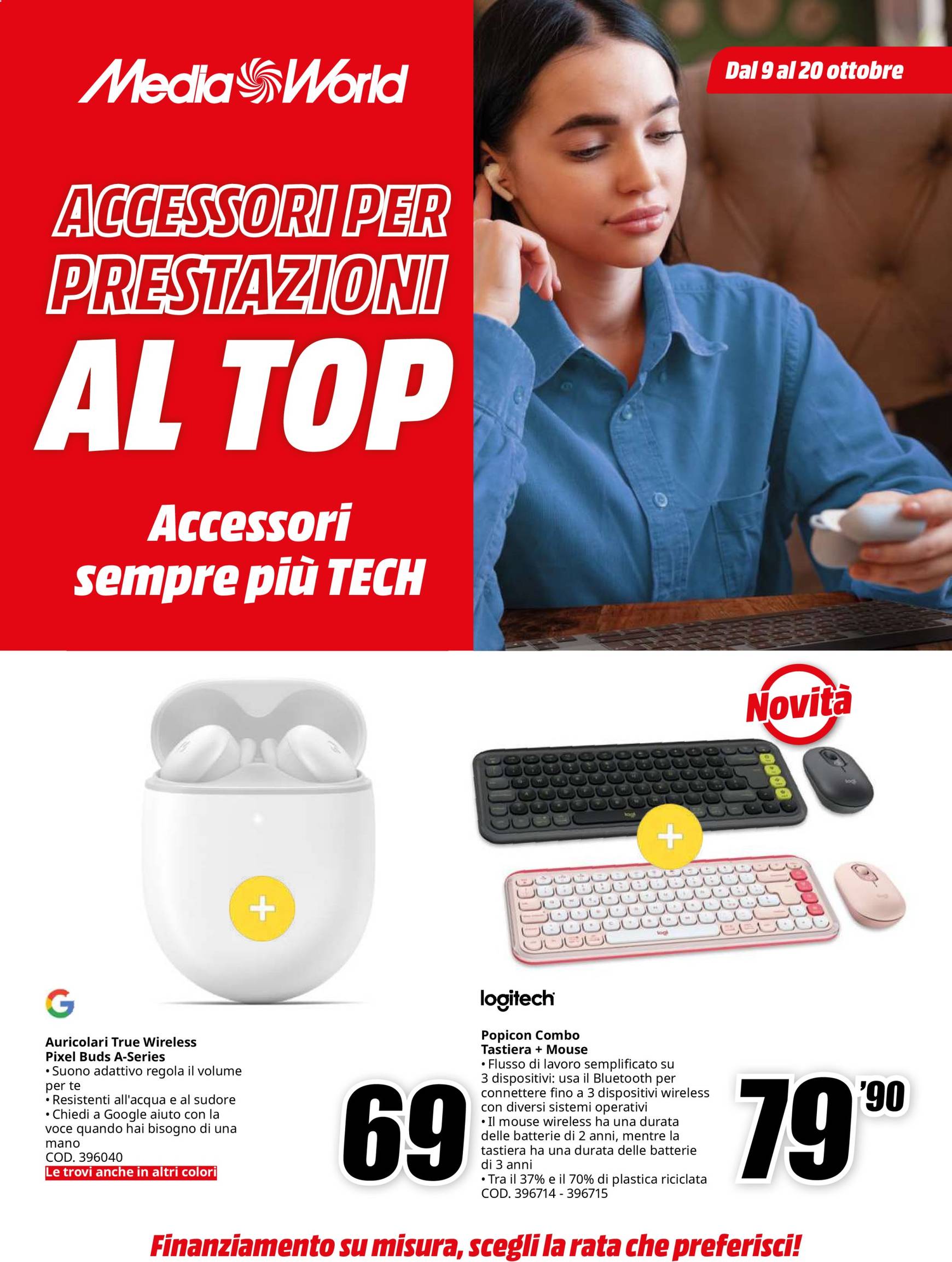 Volantino Mediaworld - Accessori Per Prestazioni Al Top valido dal 09.10. al 20.10.