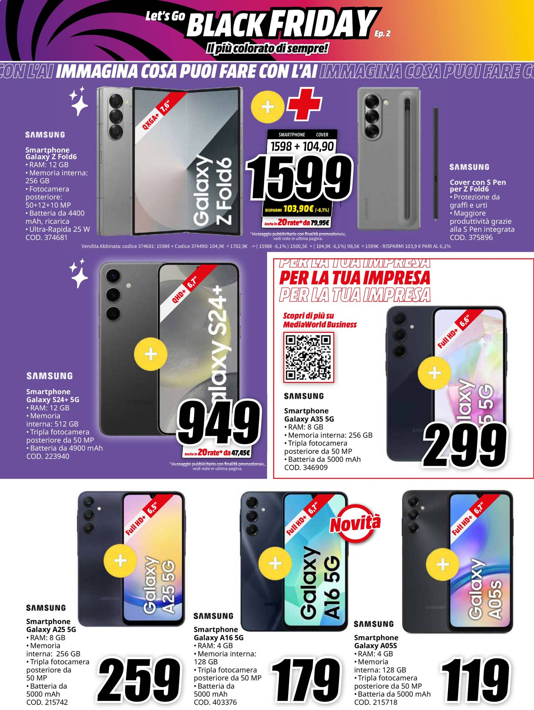 Volantino Mediaworld - Black Friday valido dal 12.11. al 20.11. 2