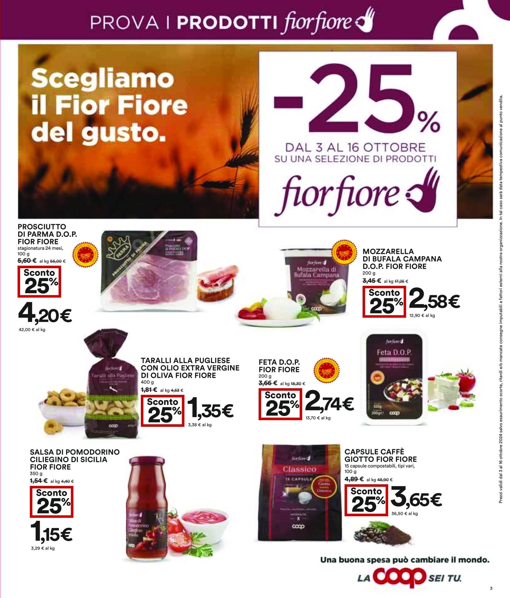 Nuovo volantino Coop 03.10. - 16.10. 3